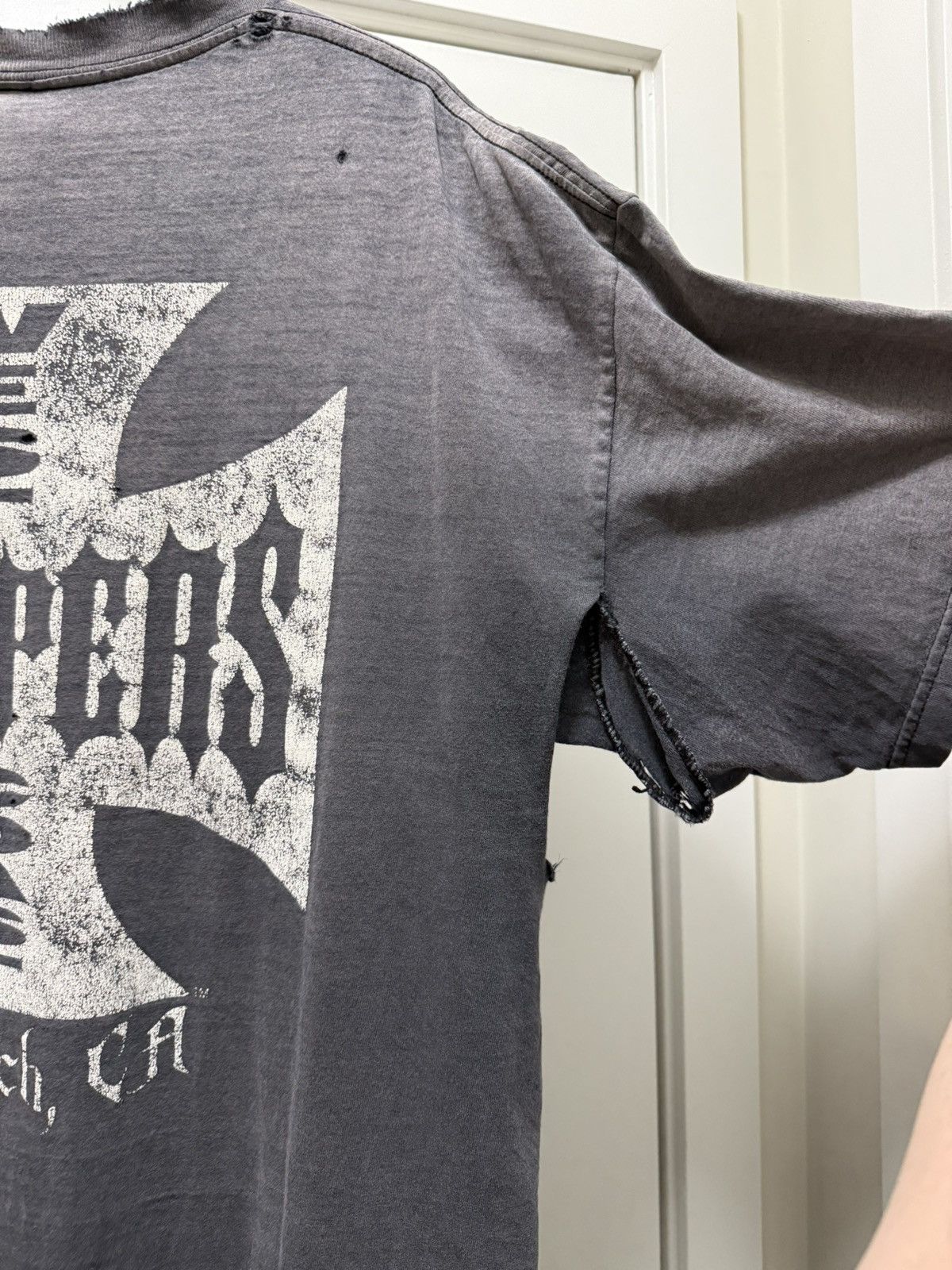 West Coast Choppers Jesse James West Coast Choppers Iron Cross Thrashed Fade Size US XXL / EU 58 / 5 - 4 Thumbnail