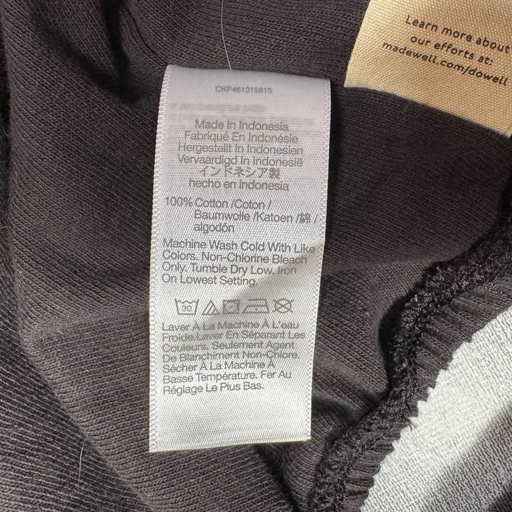 Madewell NWT New Madewell Organic Cotton Crop Deep Coal Tank Size XL Size XL / US 12-14 / IT 48-50 - 6 Thumbnail