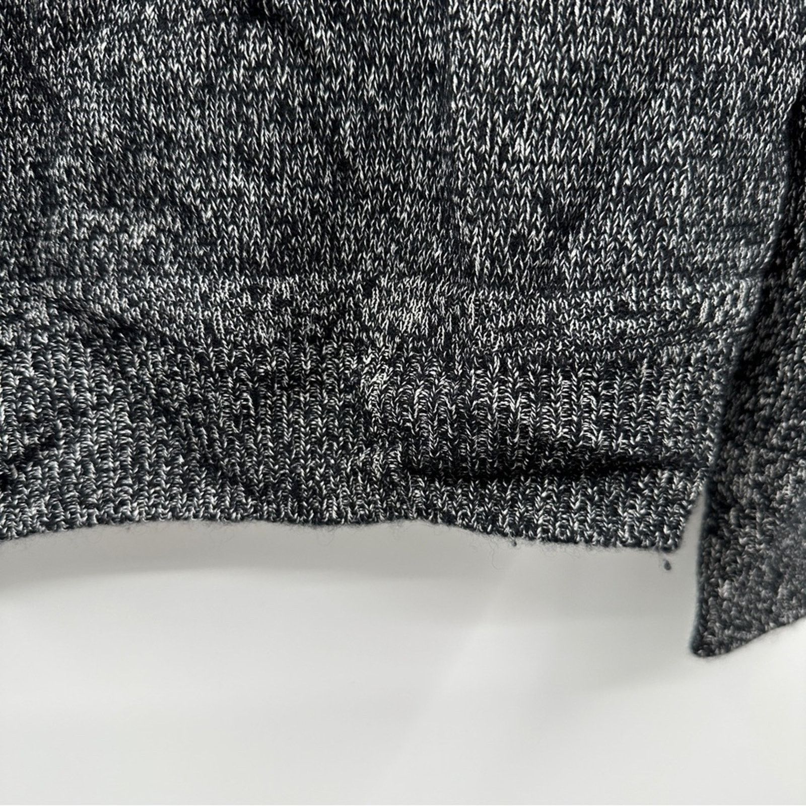 Nordstrom Nordstrom Black & White Cashmere Silk Long Sleeve Sweater Size US L / EU 52-54 / 3 - 7 Thumbnail