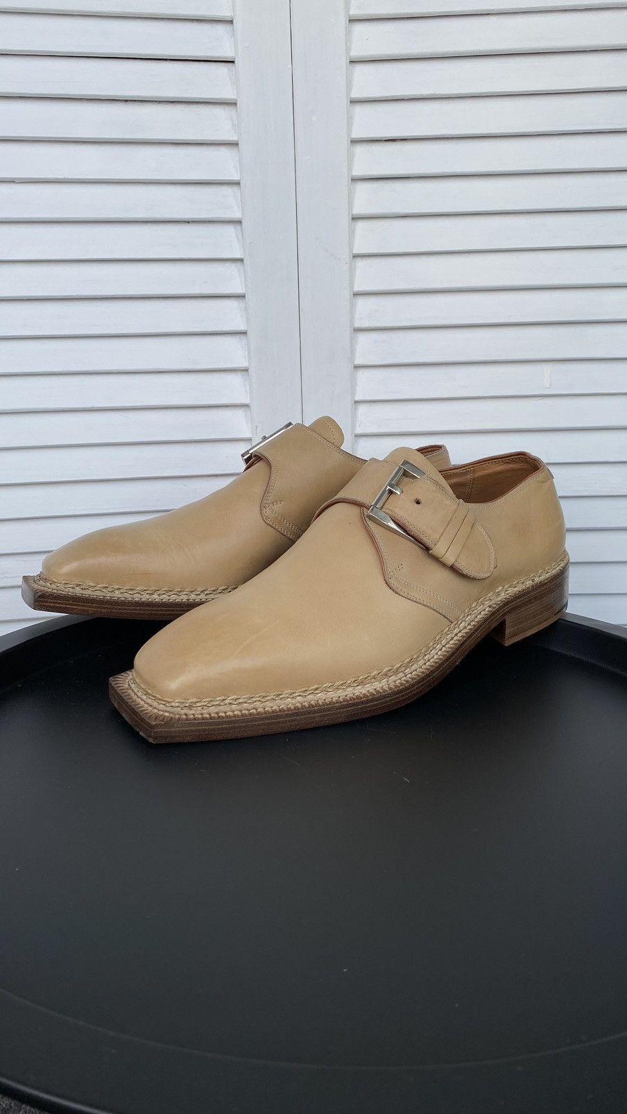 Bettanin & Venturi Bettanin & Venturi Monkstrap Leather Shoes Norvegese Welted Size US 10 / EU 43 - 3 Thumbnail
