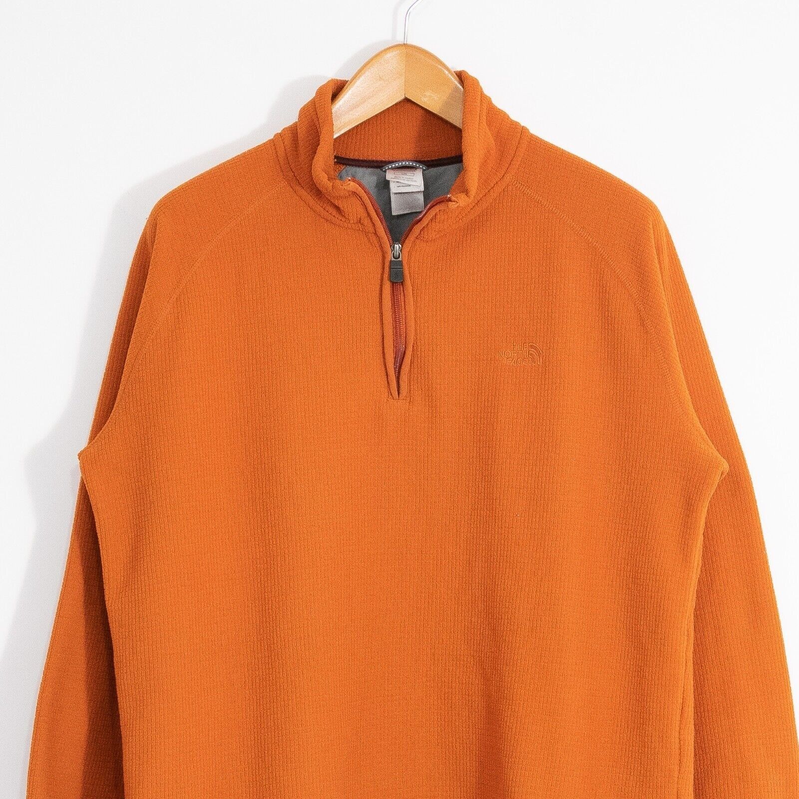 The North Face The North Face Quarter Zip Fleece Jacket Mens Large - Waffle Size US L / EU 52-54 / 3 - 2 Thumbnail