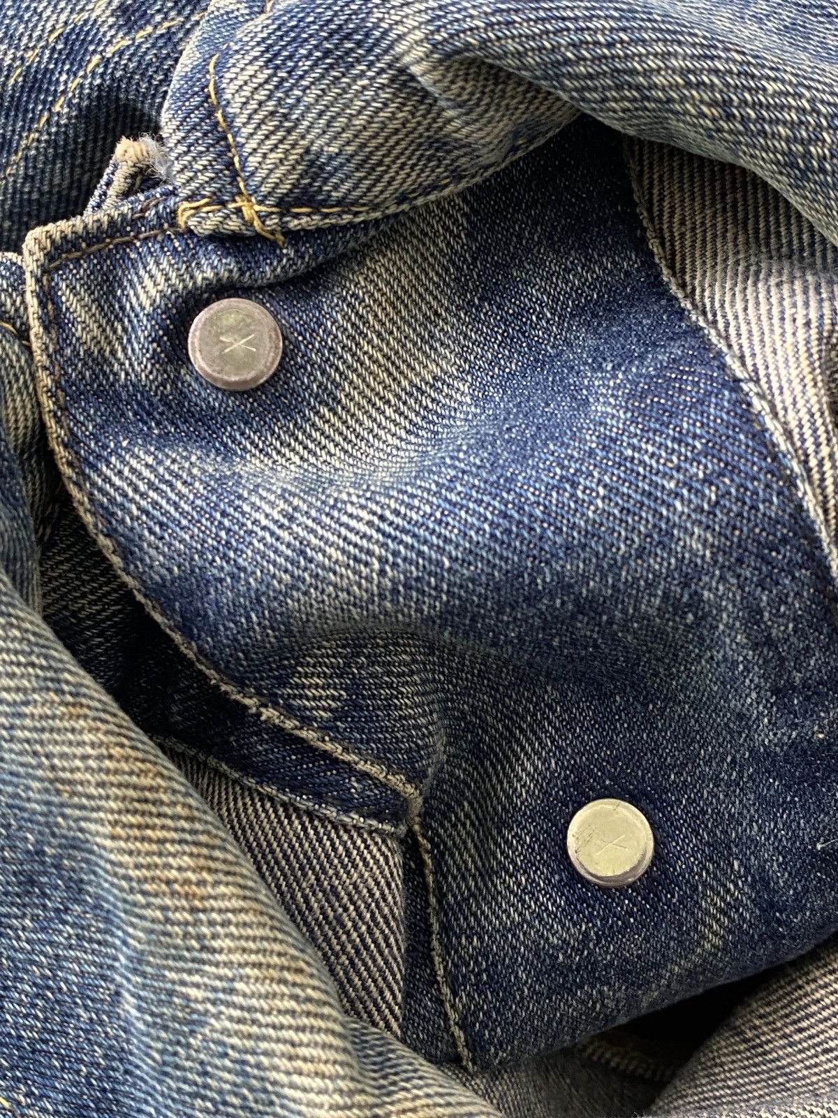 Lee Vintage 70s Lee 101-J Sanforized Denim Jacket Distressed Size US M / EU 48-50 / 2 - 7 Thumbnail