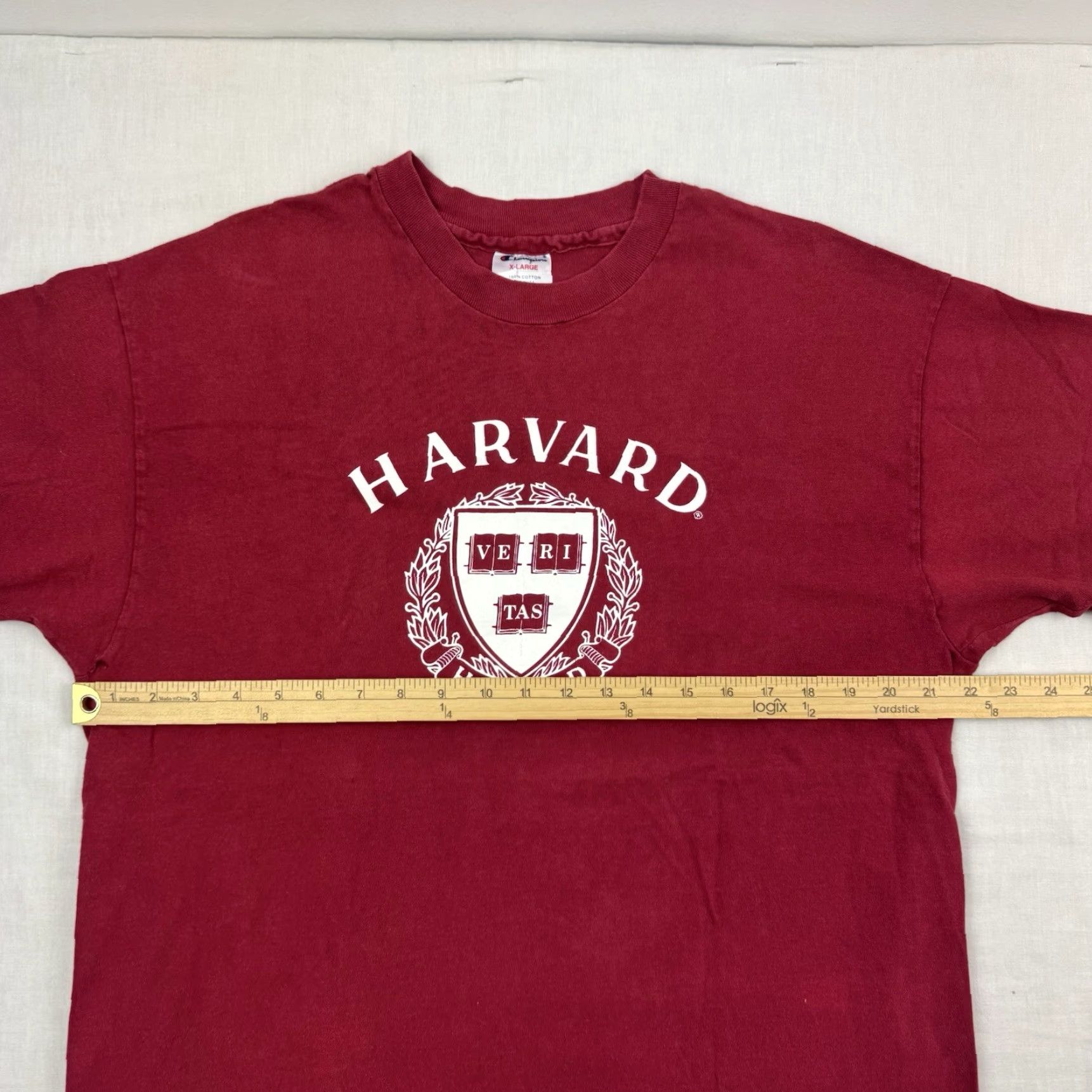 Champion VINTAGE Harvard University T Shirt Champion Men XL Red 90s School College Ivy League Mens Size US XL / EU 56 / 4 - 7 Thumbnail