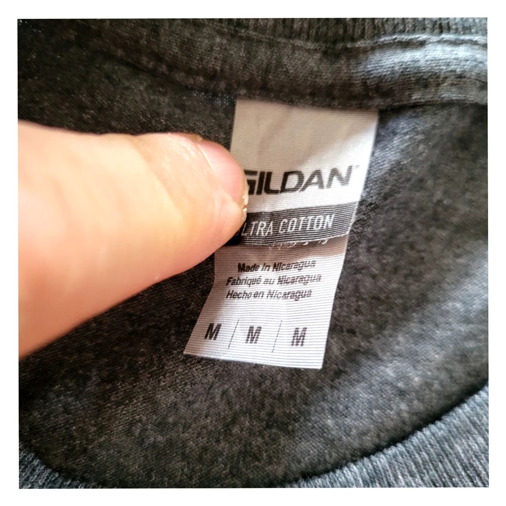 Gildan VINTAGE Gildan Dark Gray Paul Culp Racing T-Shirt M #42 Race Car Graphic Tee Unisex Adults Short Sleeve Crew Neck Cotton 50/50 Vintage Size US M / EU 48-50 / 2 - 7 Thumbnail
