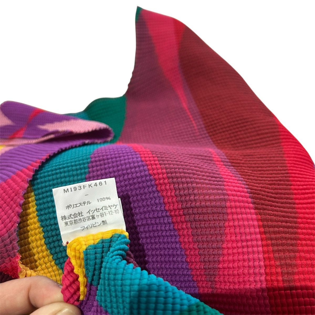 Pleats Please Issey Miyake Issey Miyake Pleats Please Multicolor Geometric High Neck Size S / US 4 / IT 40 - 5 Thumbnail