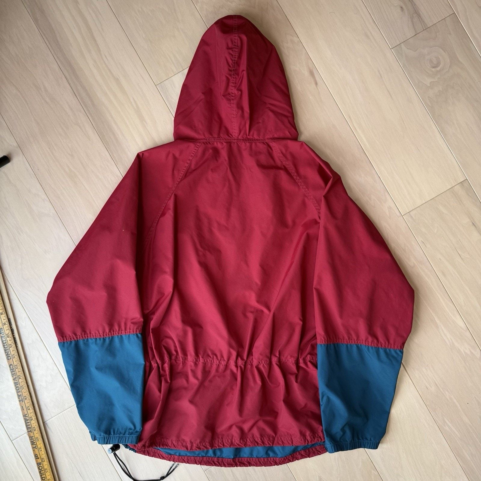 L.L. Bean Vintage LL Bean Anorak L Red 1/2 Zip Pullover Hooded 90s Size US L / EU 52-54 / 3 - 8 Thumbnail