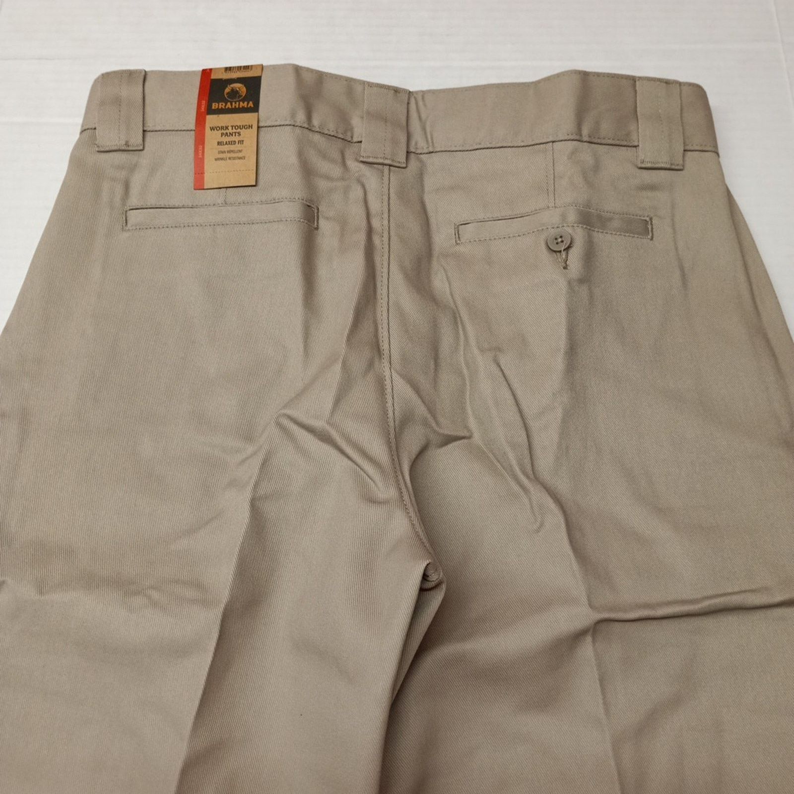 Other Brahma Men's Work Tough Pants Size 34x32 Sandy Taupe Relaxed Size US 34 / EU 50 - 8 Thumbnail