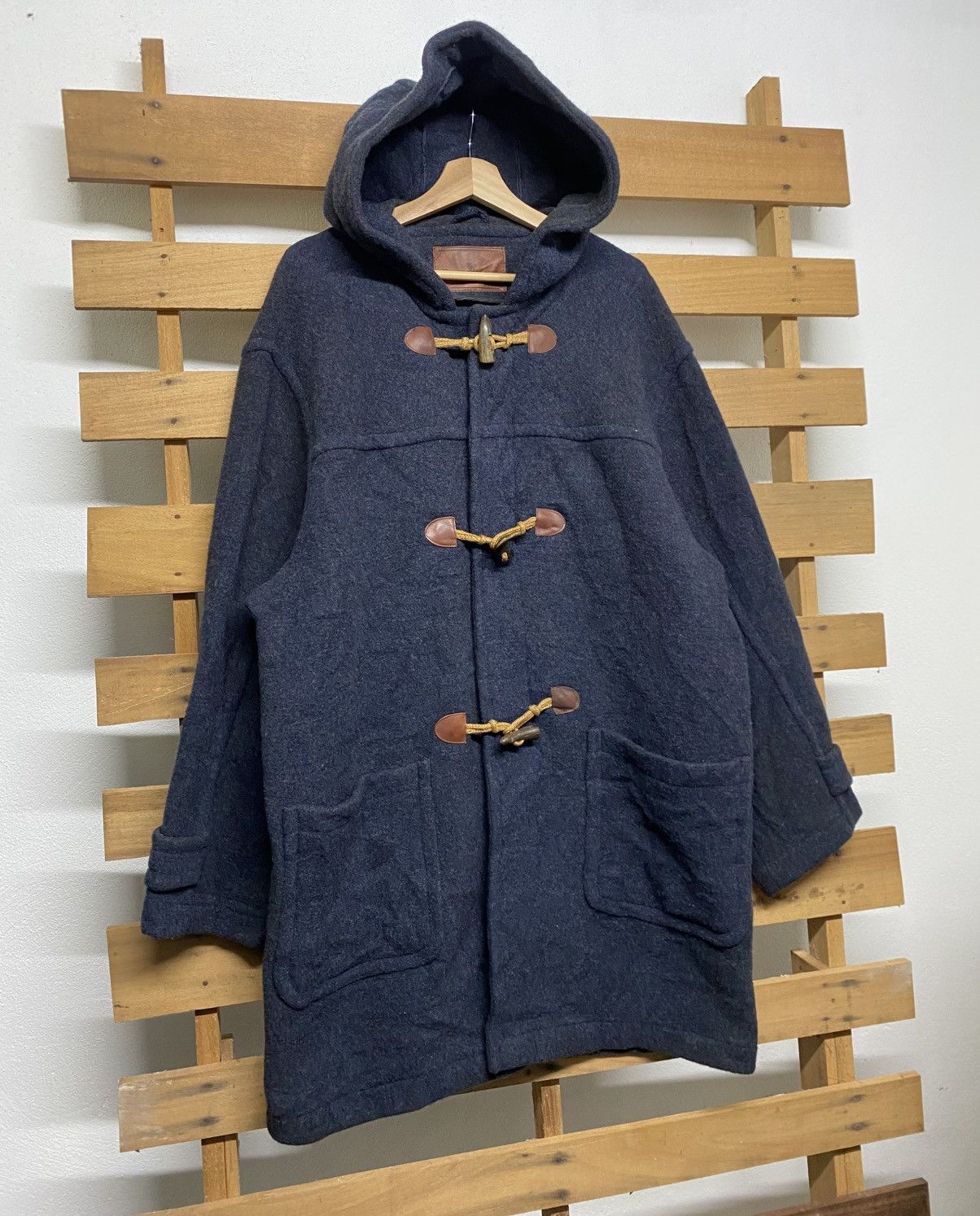 Ermenegildo Zegna Ermenegildo Zegna Wool Duffel Coat Jacket Size US L / EU 52-54 / 3 - 5 Thumbnail