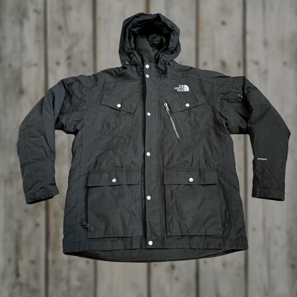 The North Face The North Face HyVent Parka Jacket XL Dark Grey Men Hooded Down Winter Goose Down Mcmurdo Full Zip Pockets Size US XL / EU 56 / 4 - 1 Thumbnail