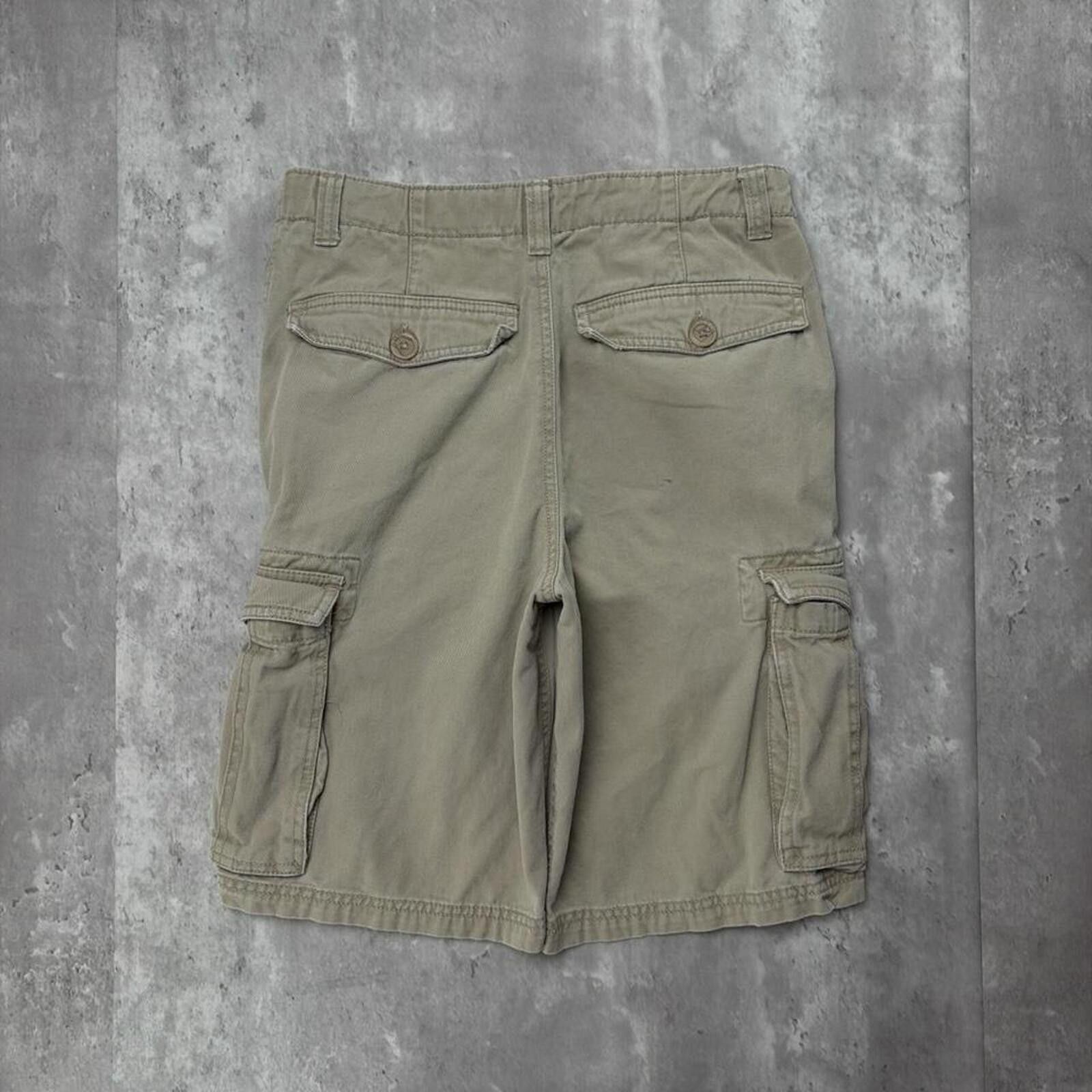 Other Y2K River Canyon Blues Grunge Baggy Cargo Skater Shorts Size 27" / US 4 / IT 40 - 1 Thumbnail