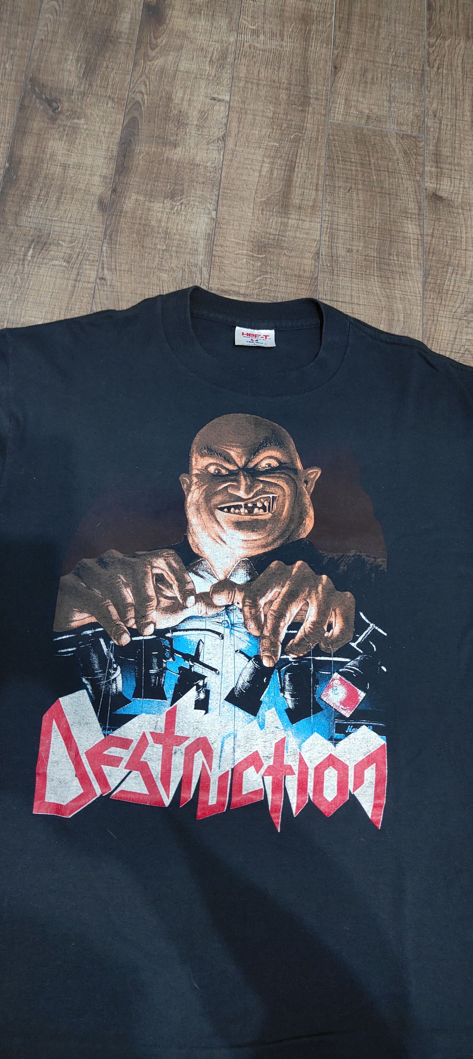 Vintage Destruction live without sense 1989 Size US L / EU 52-54 / 3 - 1 Thumbnail