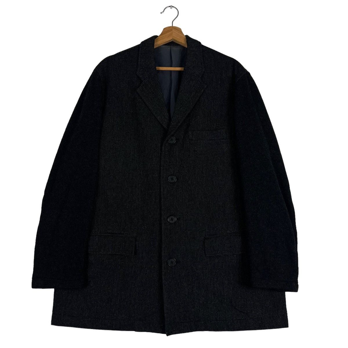 Yohji Yamamoto 🔥VTG 80’s Y’S FOR MEN WOOL JACKET CARDIGAN SLEEVE Size US S / EU 44-46 / 1 - 8 Thumbnail
