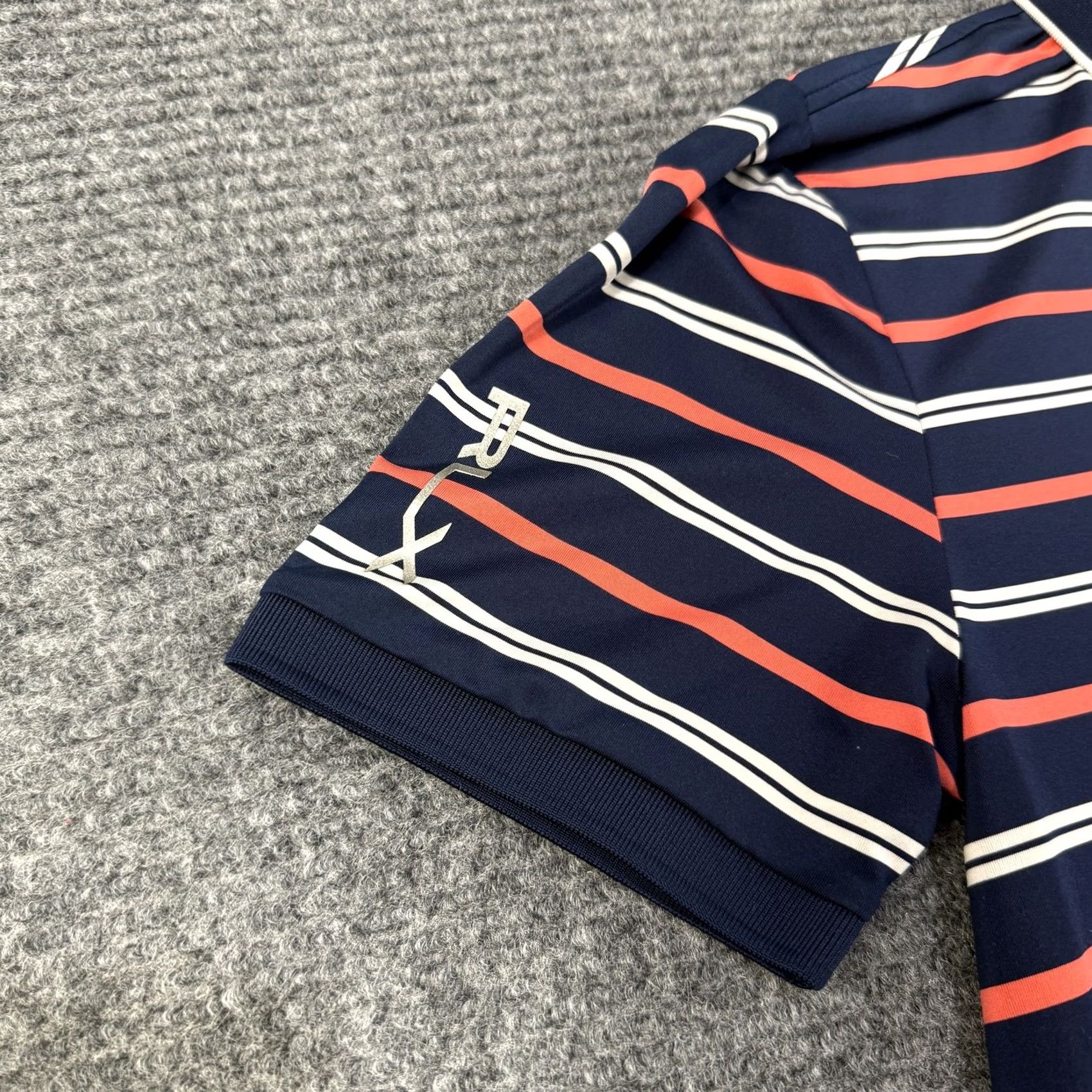 Ralph Lauren Ralph Lauren RLX Polo Shirt Mens Medium Blue Red White Striped Golf Performance Polo Shirt Size US M / EU 48-50 / 2 - 4 Thumbnail