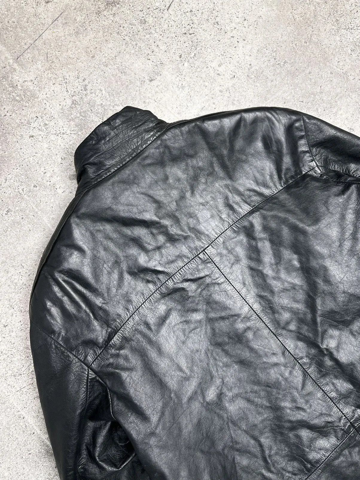 Diesel Vintage Leather Jacket Diesel Style Avantgarde IfSixWasNine Size US M / EU 48-50 / 2 - 14 Thumbnail