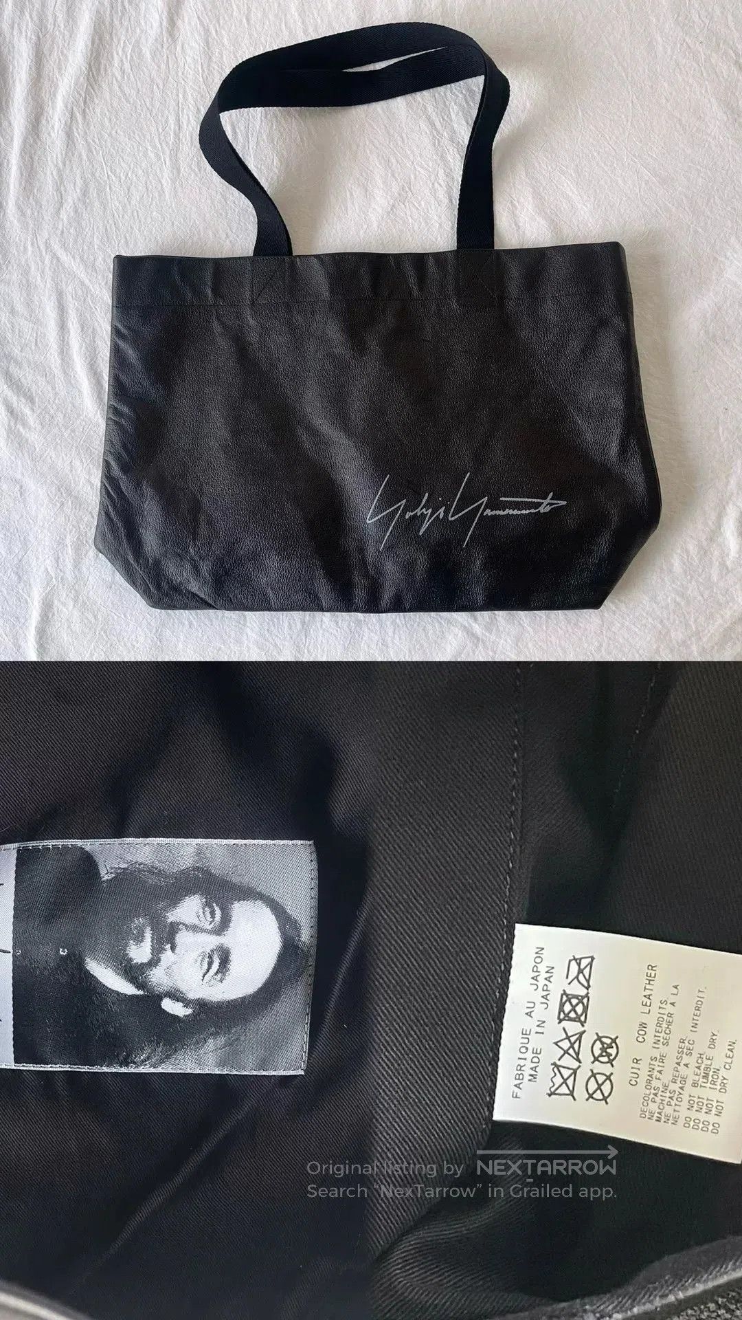 Yohji Yamamoto Yohji Yamamoto Leather Tote Bag Sale. Size ONE SIZE - 8 Thumbnail