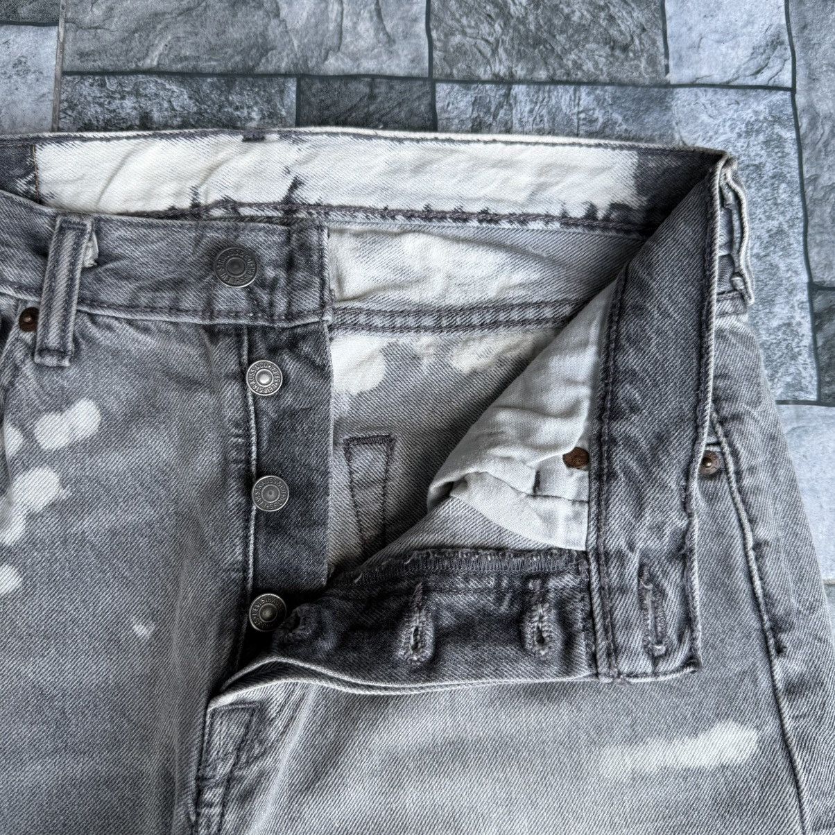 Levi's Levi's 501 Button Fly Faded Black Denim Jean Pants W30 Size US 30 / EU 46 - 7 Thumbnail