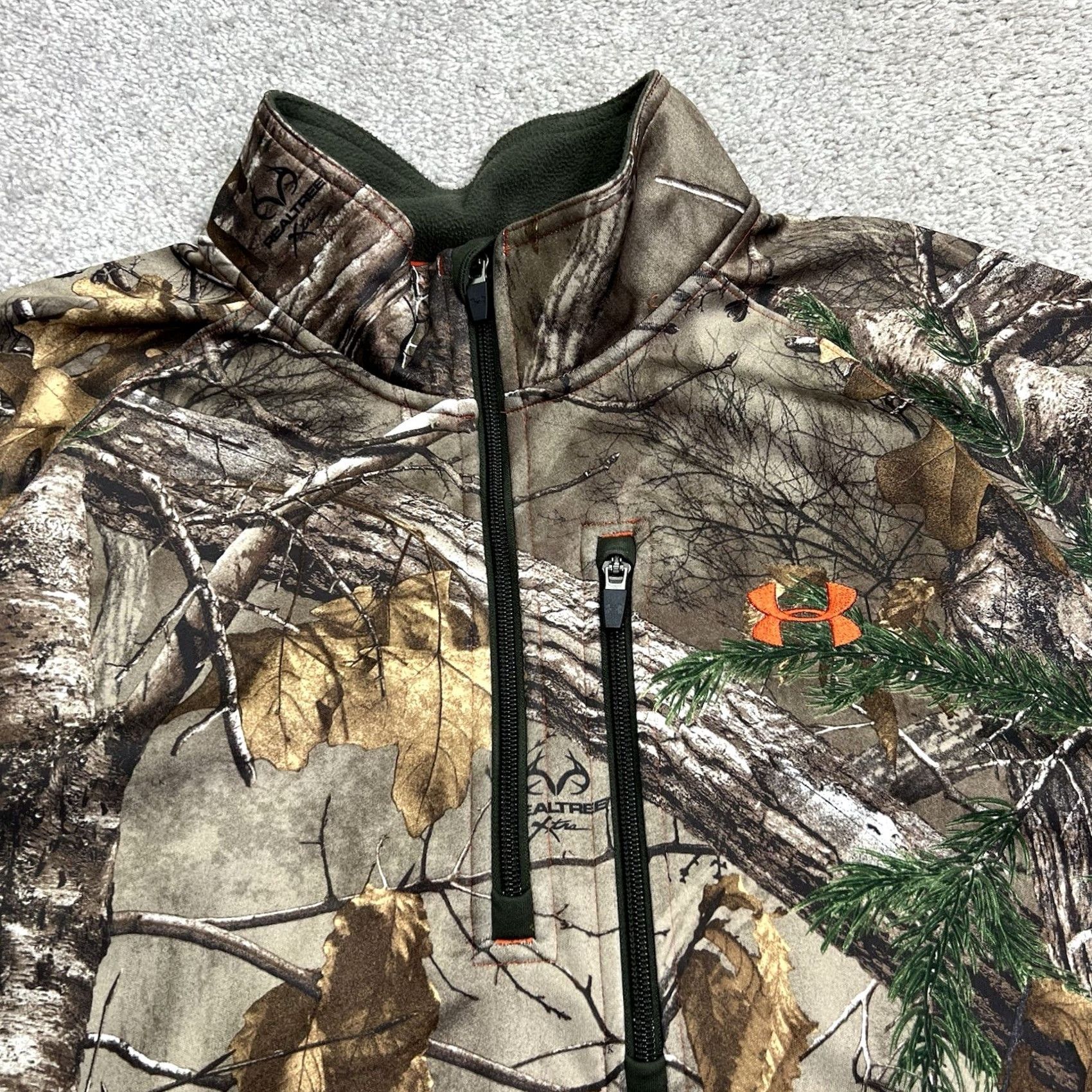 Under Armour Under Armour Camouflage 1/4 Zip Sweatshirt Men 2XL Pullover ColdGear Digi Key Electronics Embroidered Lower Front Size US XXL / EU 58 / 5 - 3 Thumbnail