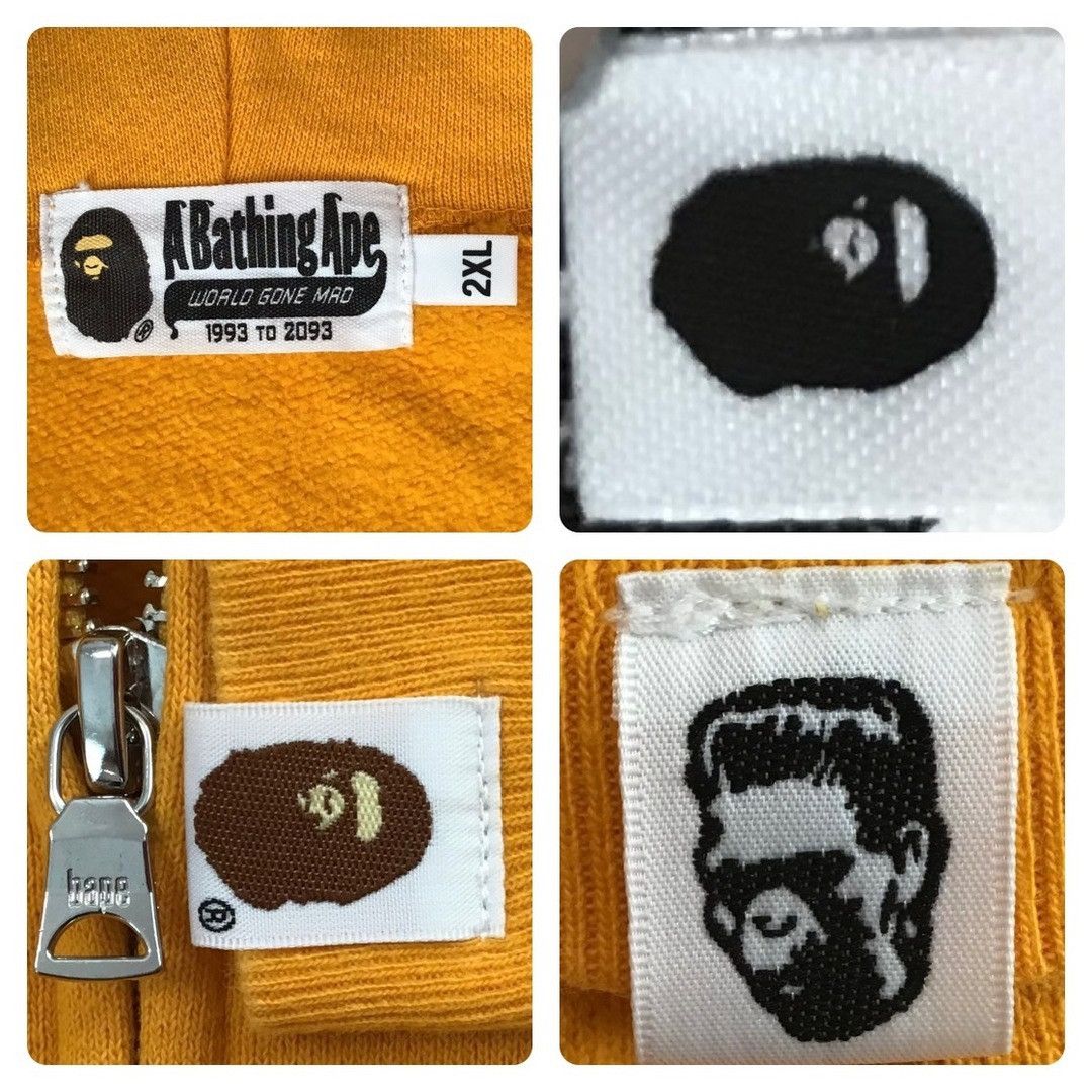 Bape BAPE Shark full zip hoodie 1st camo green a bathing ape Size US XXL / EU 58 / 5 - 7 Thumbnail