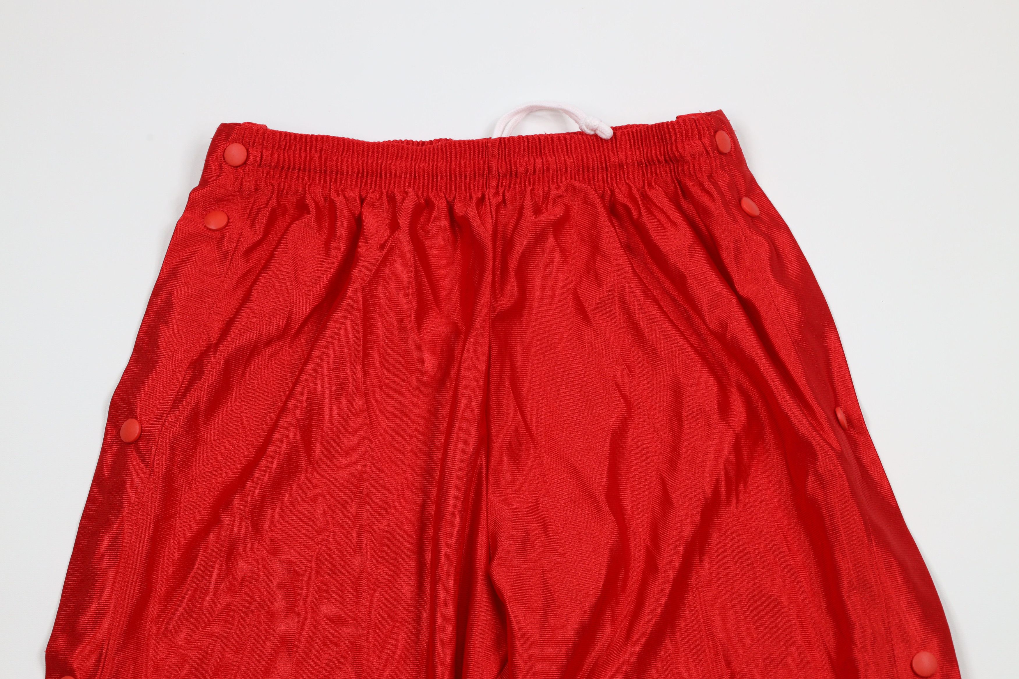 Vintage Vintage 90s Streetwear Silky Polyester Tearaway Pants Red Size US 34 / EU 50 - 2 Thumbnail