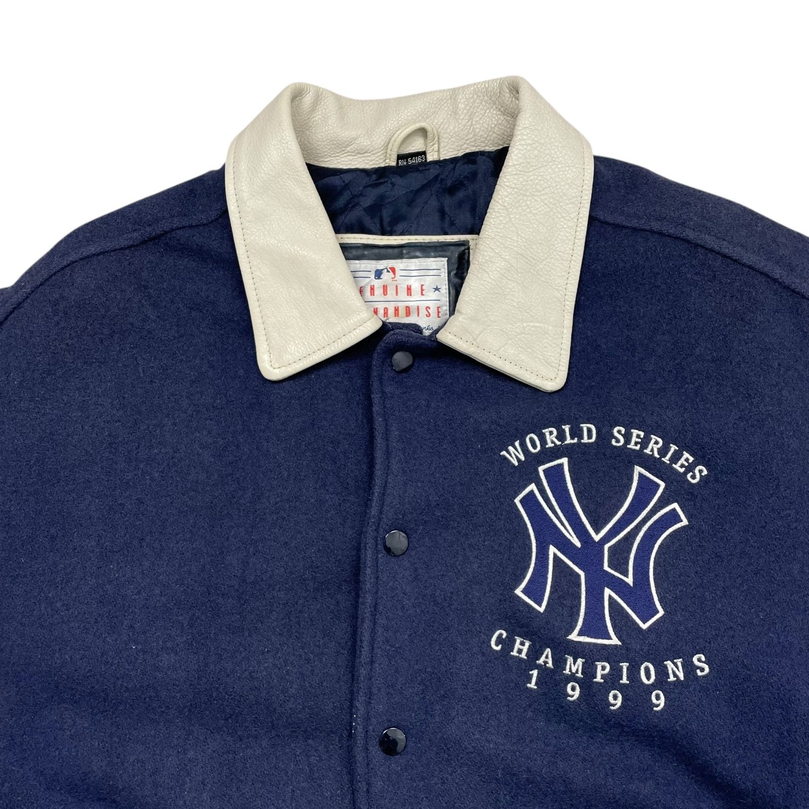 MLB VTG NEW YORK YANKEES WORLD SERIES 1999 GIII VARSITY JACKET Size US XL / EU 56 / 4 - 4 Thumbnail