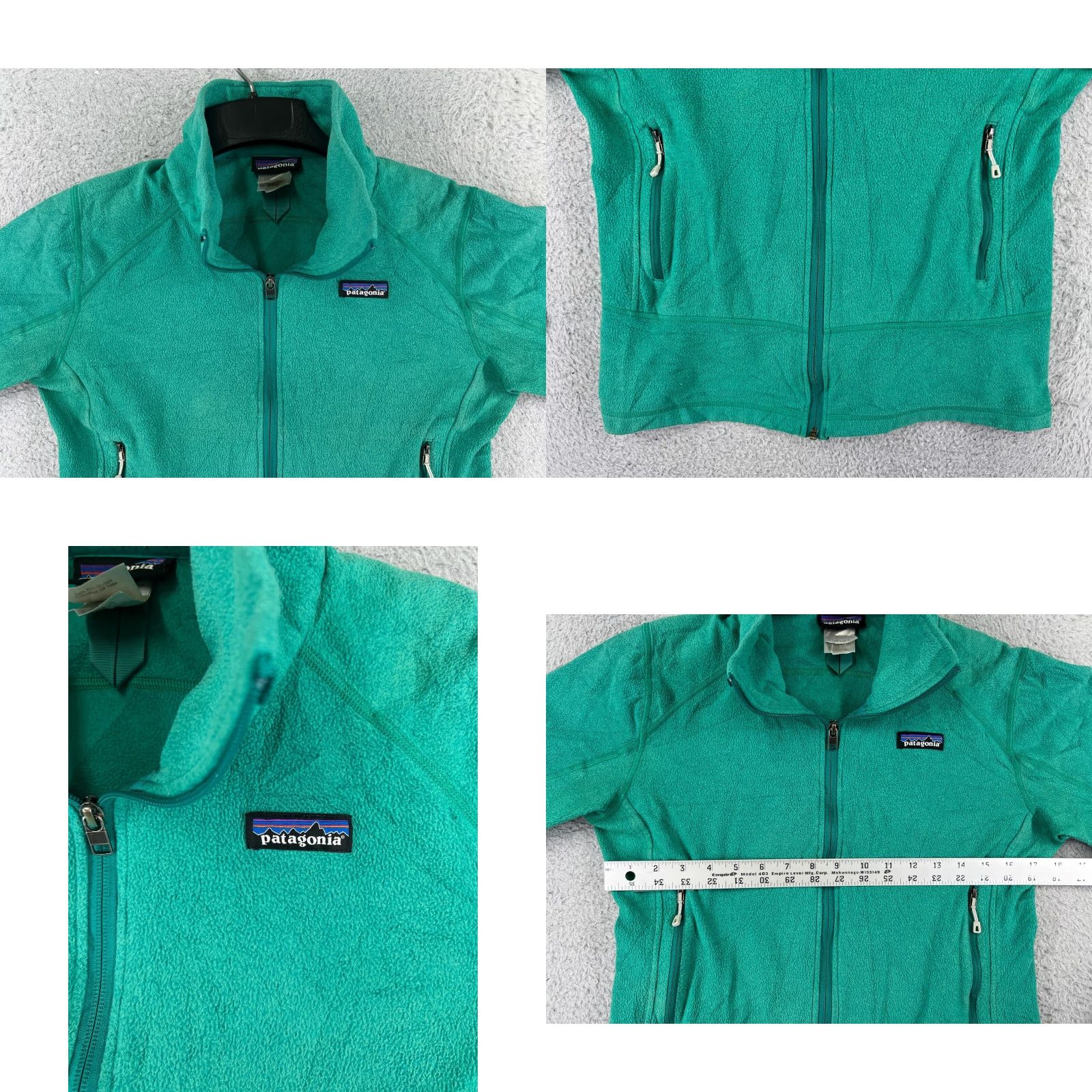 Patagonia Patagonia Jacket Womens XS Green Fleece Mock Neck Cozy Size XS / US 0-2 / IT 36-38 - 8 Thumbnail