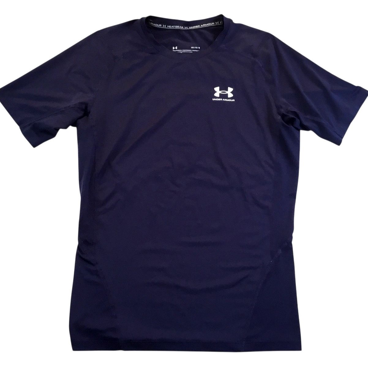 Under Armour Under Armour Ladies Heatgear Compression Top Navy Blue Large Size L / US 10 / IT 46 - 1 Thumbnail