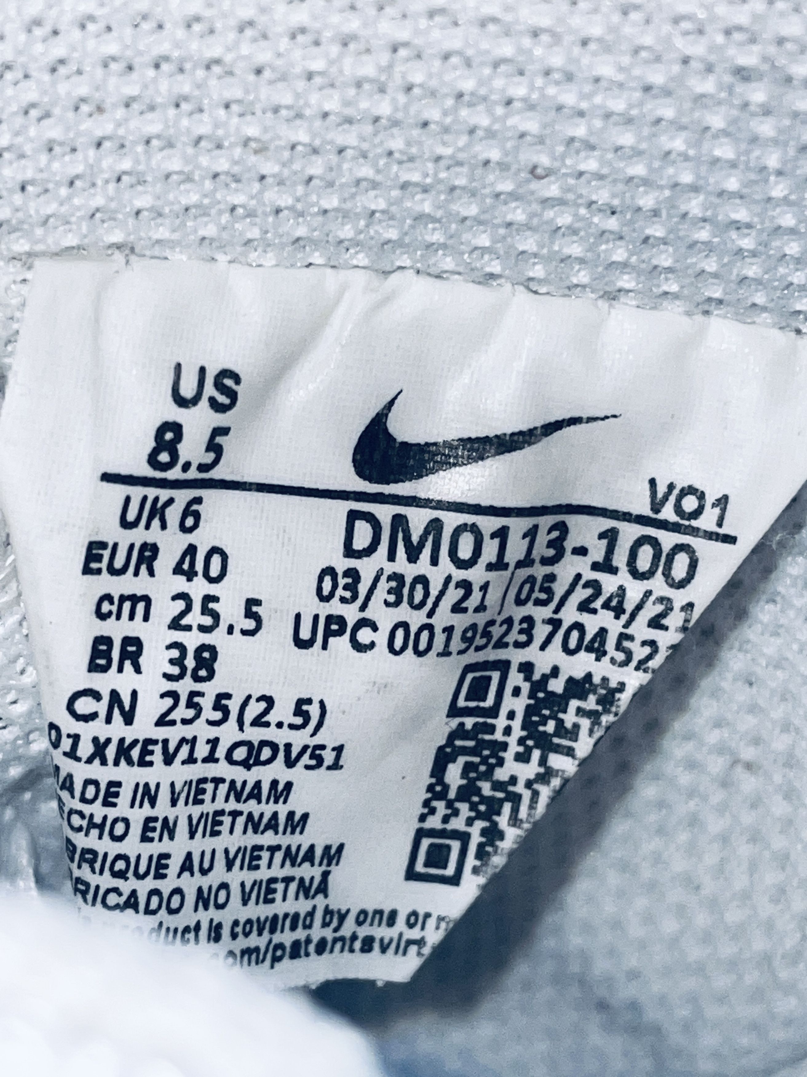 Nike 👟 29,90 € – Nike Court Vision Alta Weiß - Gr. 40 Size US 9.5 / IT 39.5 - 6 Thumbnail