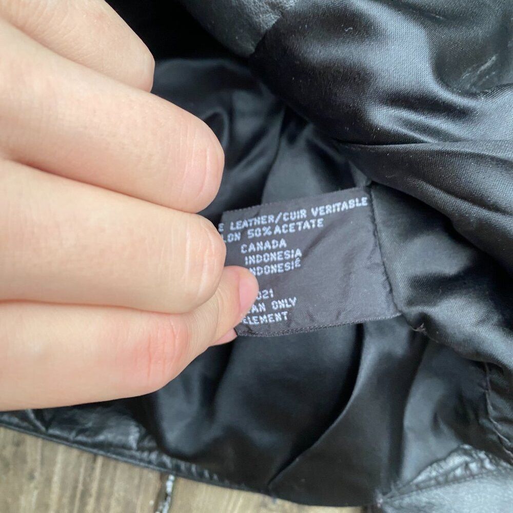 Danier Vintage 90s Danier Mandy Style Biker Jacket Asymmetrical Zi Size US XS / EU 42 / 0 - 9 Thumbnail