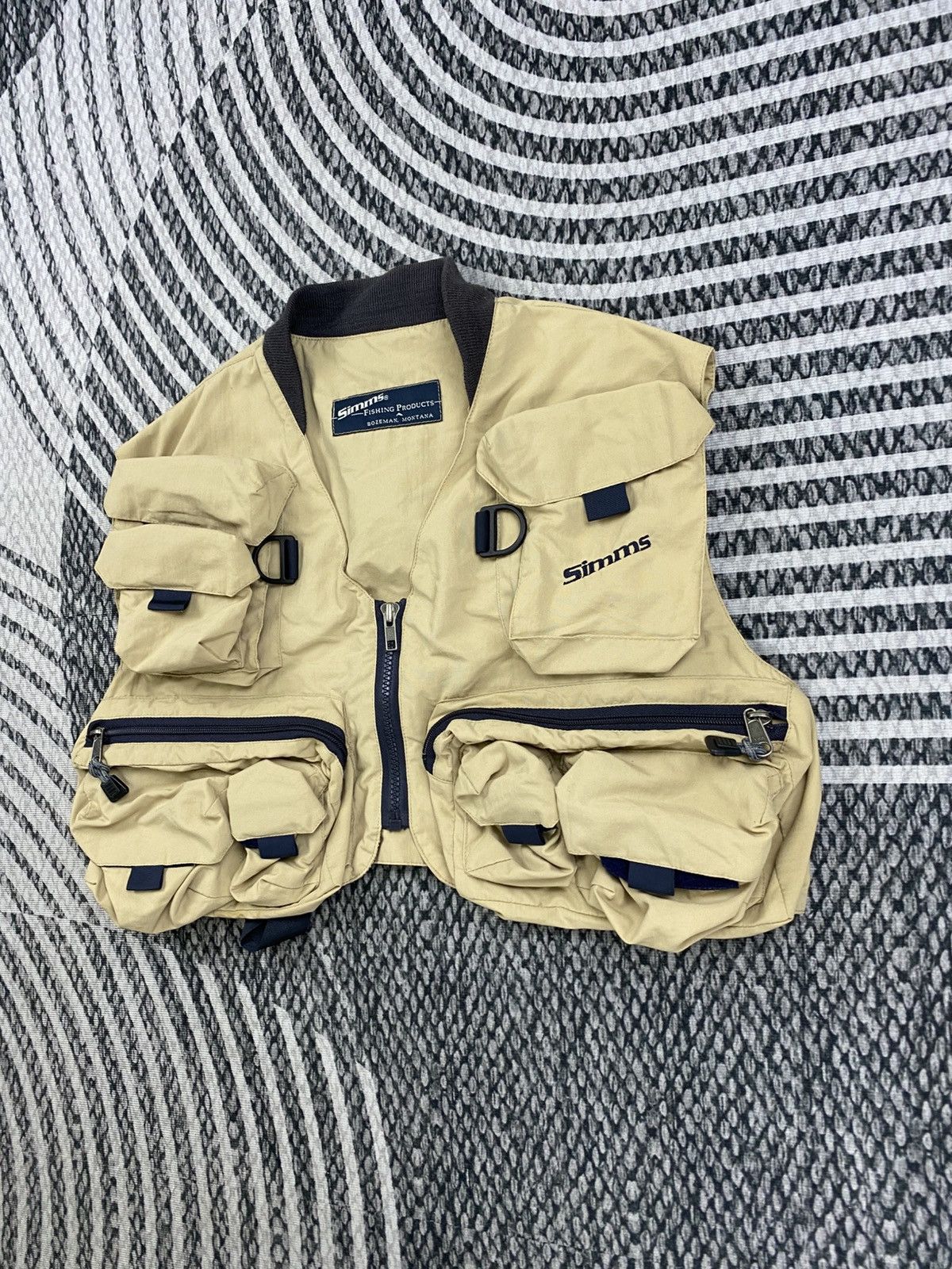 Simms Vintage Simms Multi pocket Fly Fishing Guide Vest Size US M / EU 48-50 / 2 - 4 Thumbnail