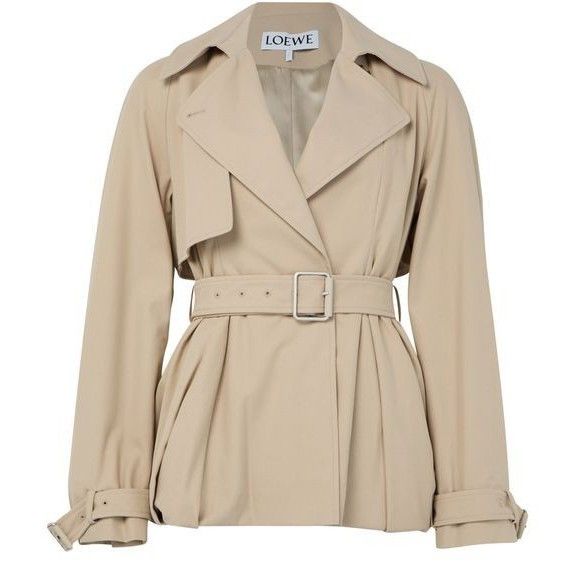 Loewe LOEWE Elegant Ruffle Balloon Beige Brown Cotton Jacket New & Size XS / US 0-2 / IT 36-38 - 1 Thumbnail