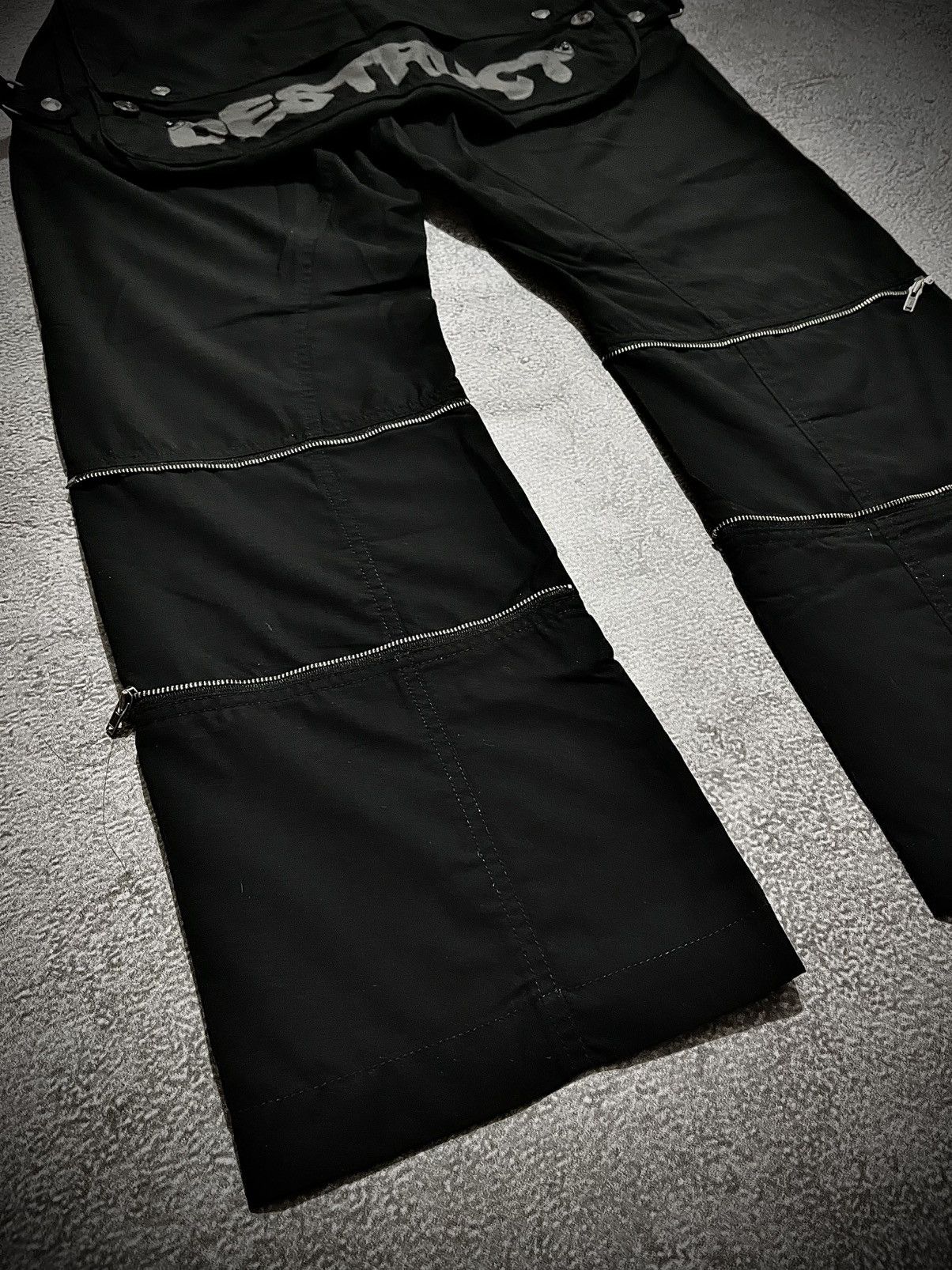 PPFM Rare PPFM Big Back Pocket Flared Punk Pants Size US 32 / EU 48 - 5 Thumbnail