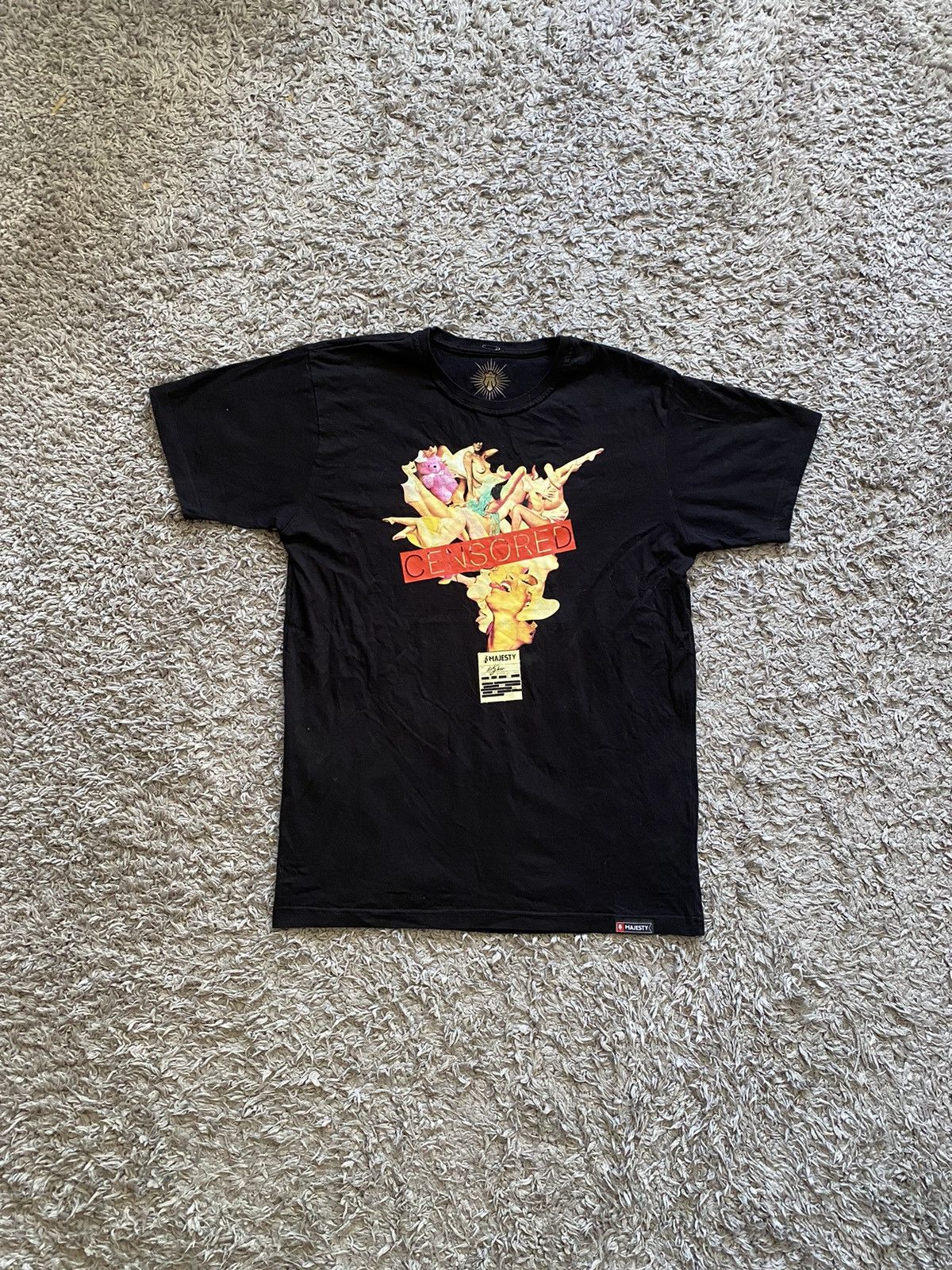 Vintage Majestyskis “Censored” tee Size US L / EU 52-54 / 3 - 2 Thumbnail