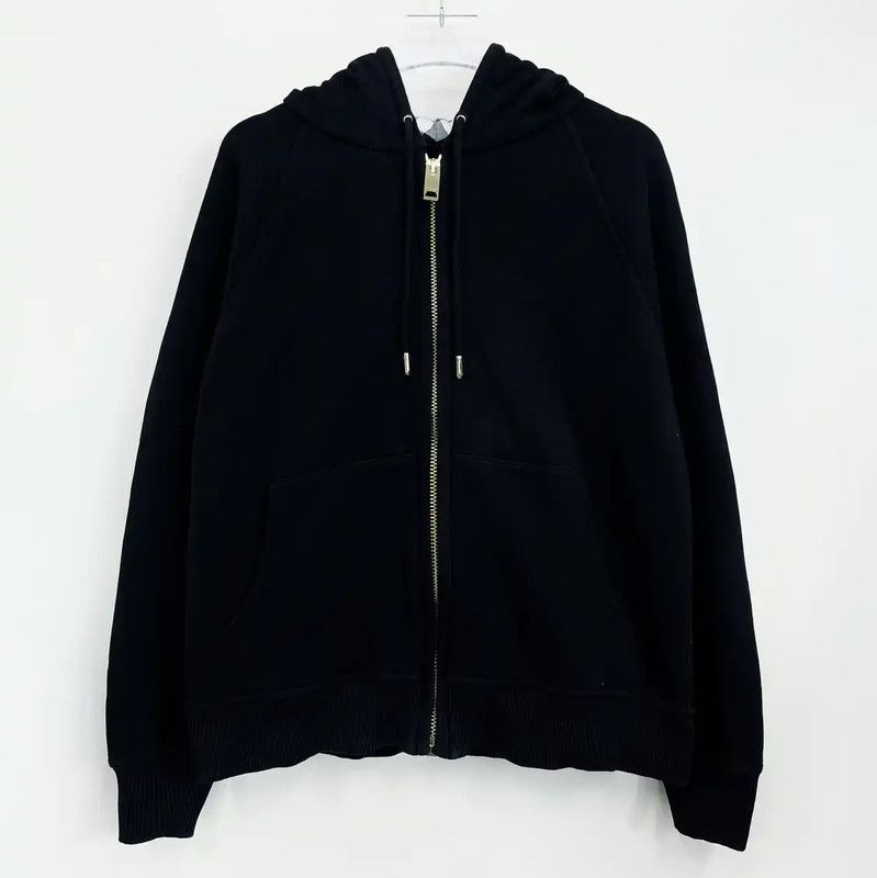 Burberry Burberry Black Cotton Women's Jacket Size L / US 10 / IT 46 - 1 Thumbnail