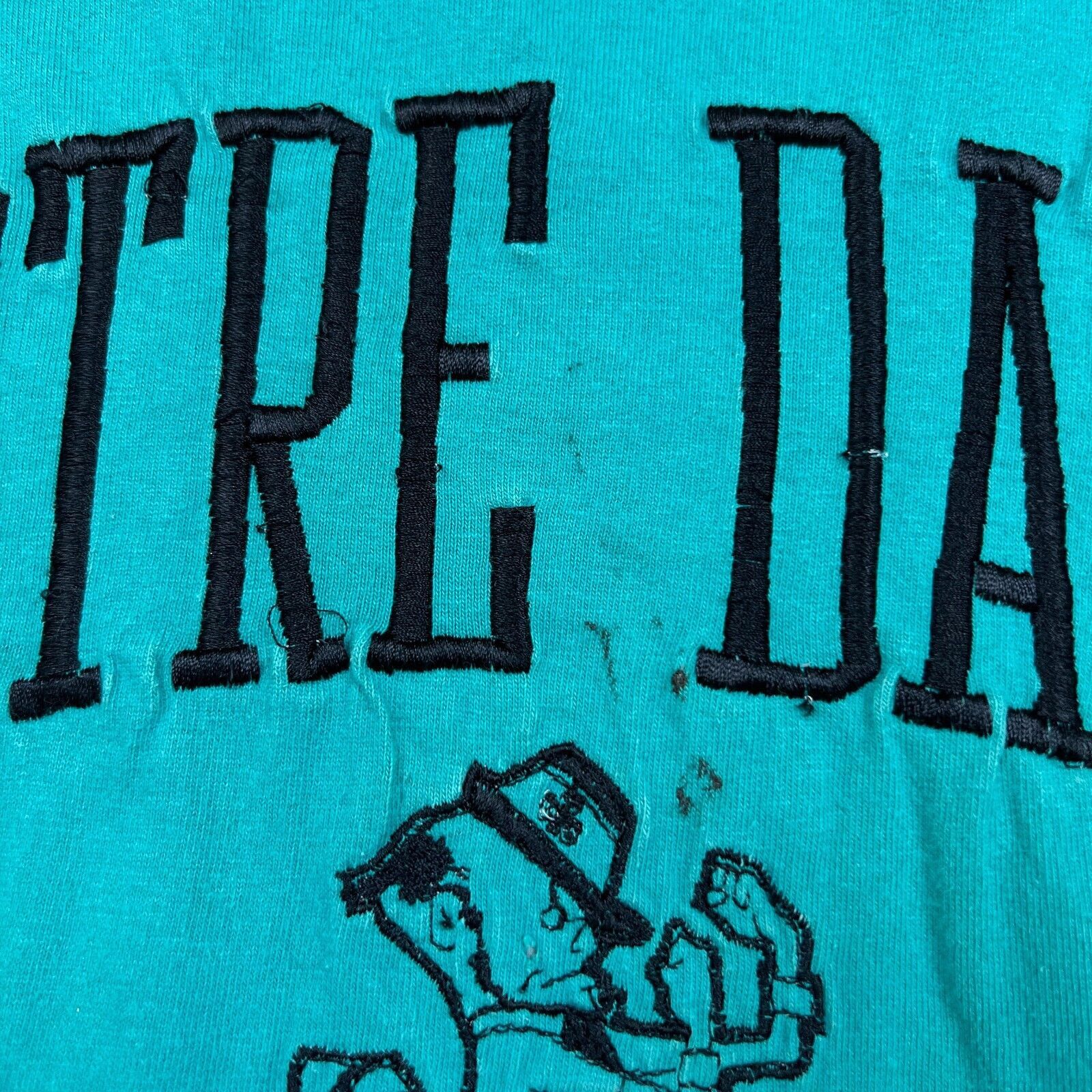 Logo 7 × NCAA × Vintage 90s Logo 7 Notre Dame University T Shirt XL Fighting Irish Size US XL / EU 56 / 4 - 4 Thumbnail