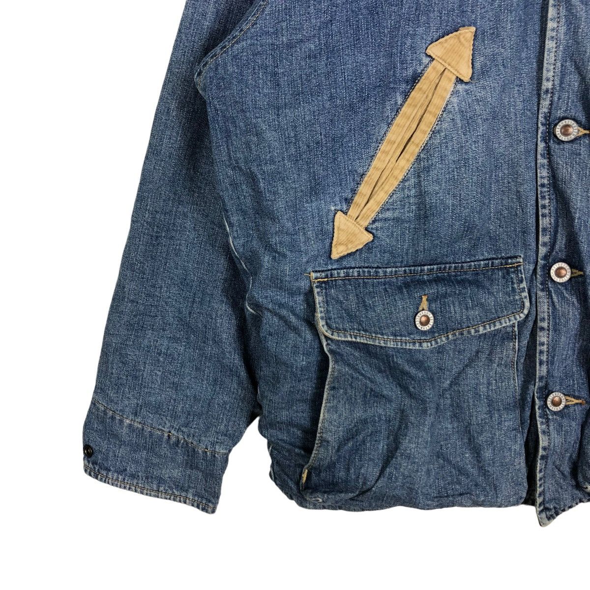 Japanese Brand 🔥90’s Vintage Trucker Denim Jacket Wrangler Blanket Lining Size US L / EU 52-54 / 3 - 5 Thumbnail