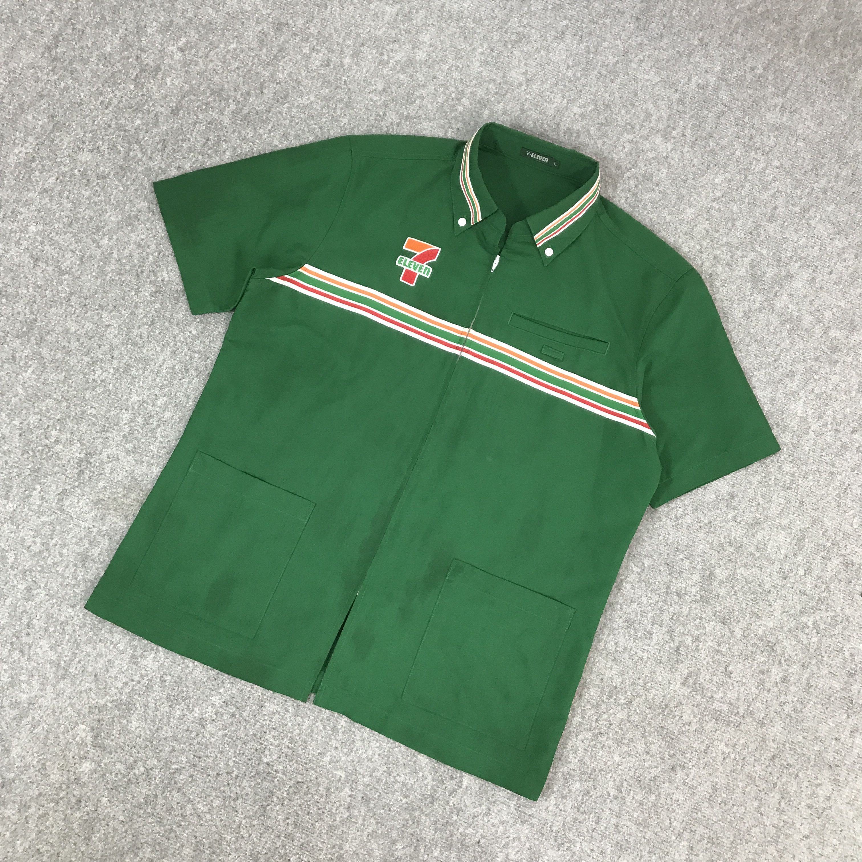 Japanese Brand 7 ELEVEN SHIRT JACKET Size US L / EU 52-54 / 3 - 5 Thumbnail