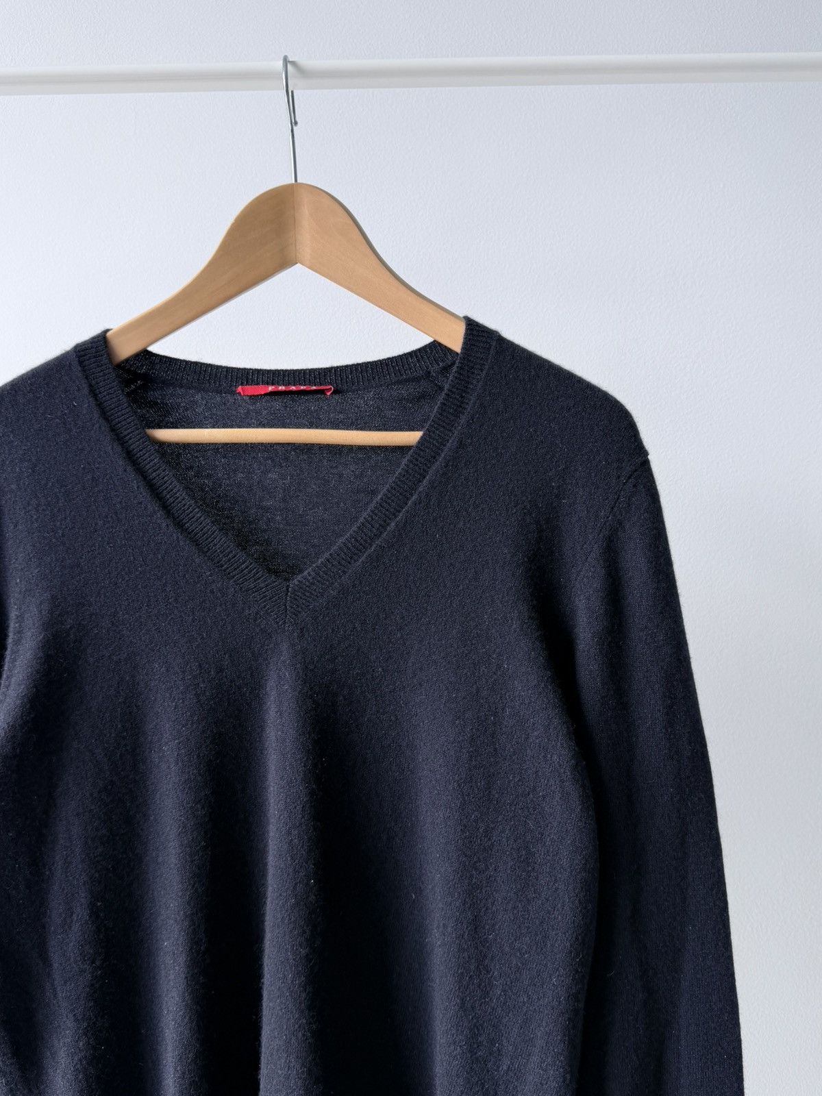 Prada Prada Navy Blue Cashmere Sweater Size US M / EU 48-50 / 2 - 2 Thumbnail