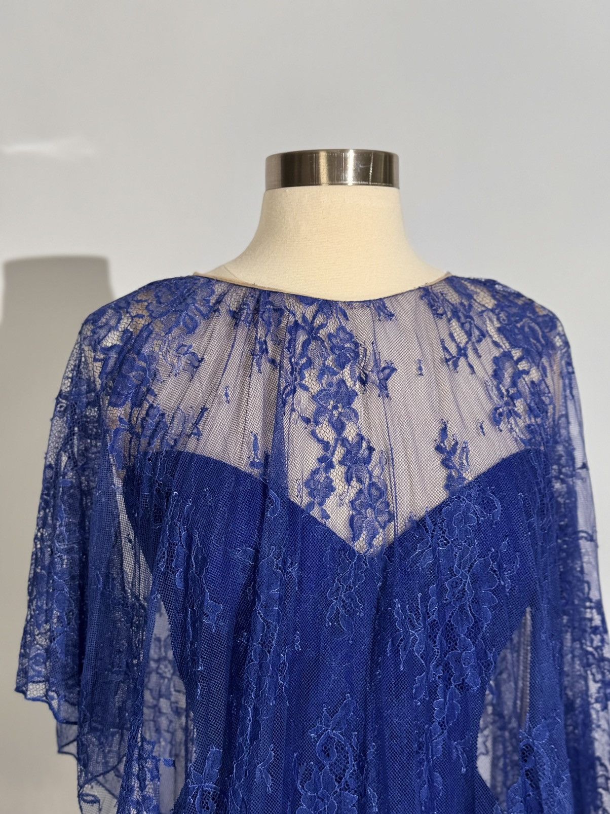 Other Brand New US 8 Gemy Maalouf Chantilly Lace Maxi Gown Size M / US 6-8 / IT 42-44 - 3 Thumbnail