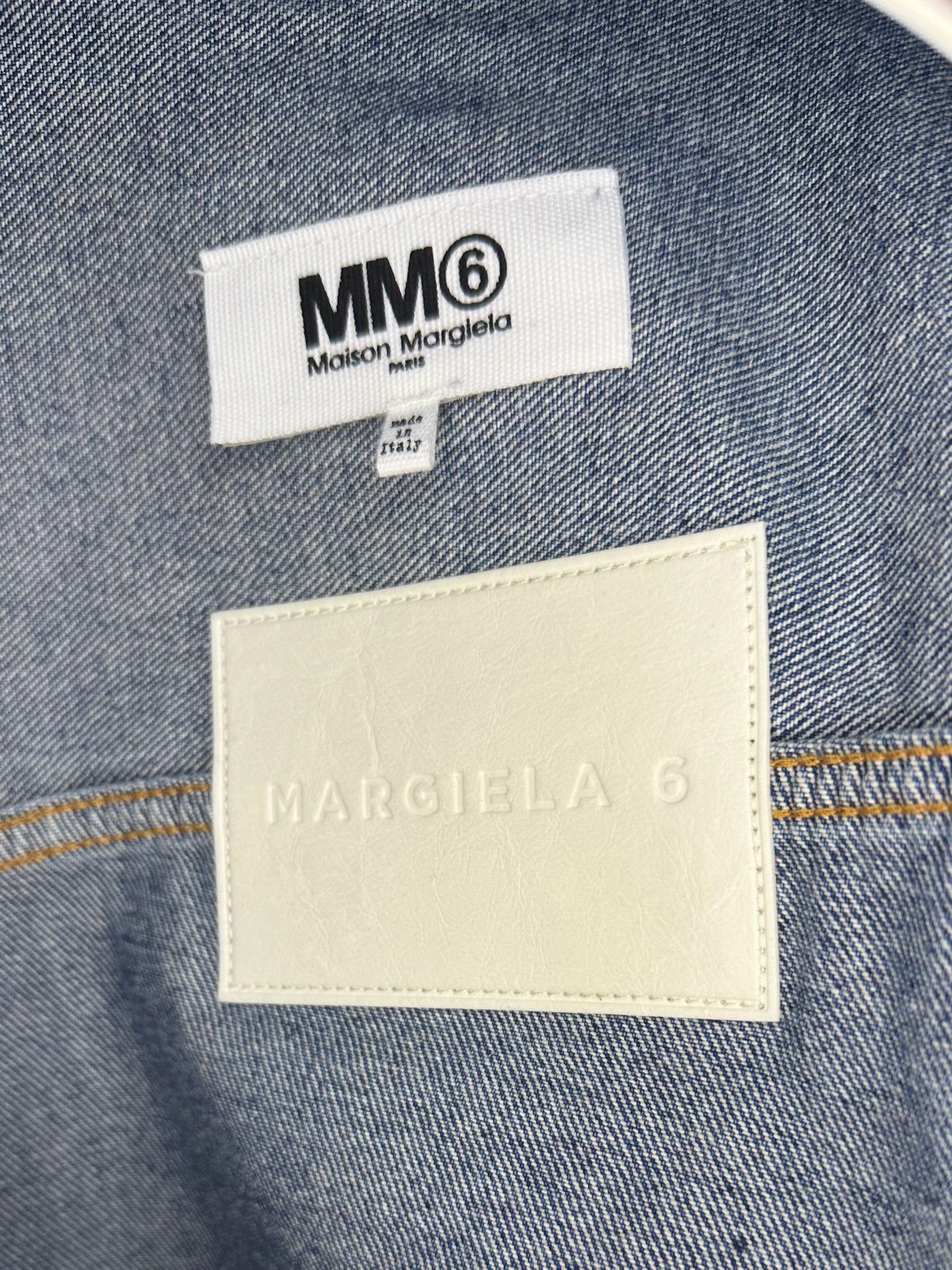 Maison Margiela MM6 Maison Margiela Cropped Denim Jacket Size M / US 6-8 / IT 42-44 - 6 Thumbnail