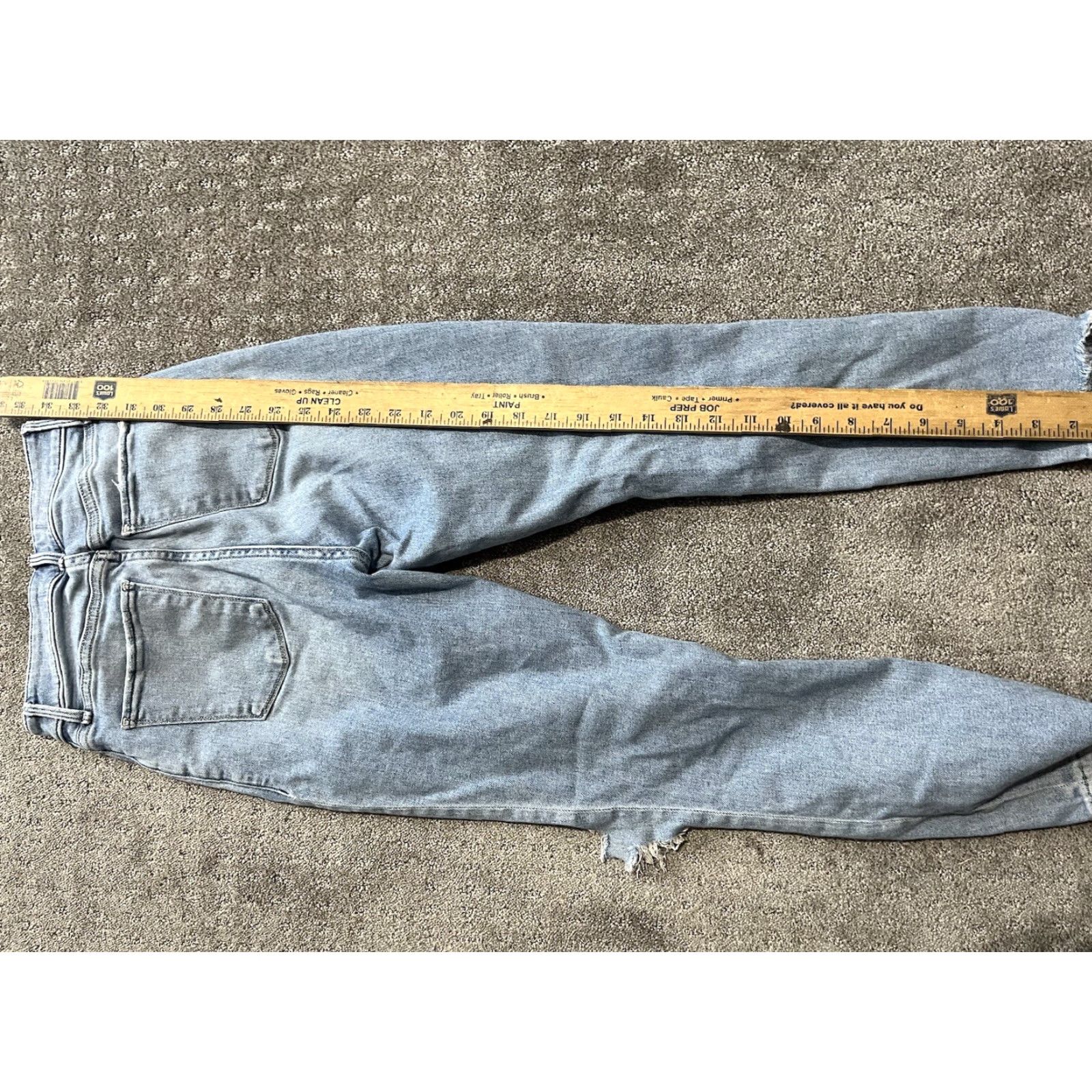 Abercrombie & Fitch Abercrombie & Fitch Jeans Women 0 Denim Destroyed High Rise Super Skinny Ankle Blue Slim 5-Pocket 20in Inseam Womens Size 25" / US 0 / IT 36 - 6 Thumbnail