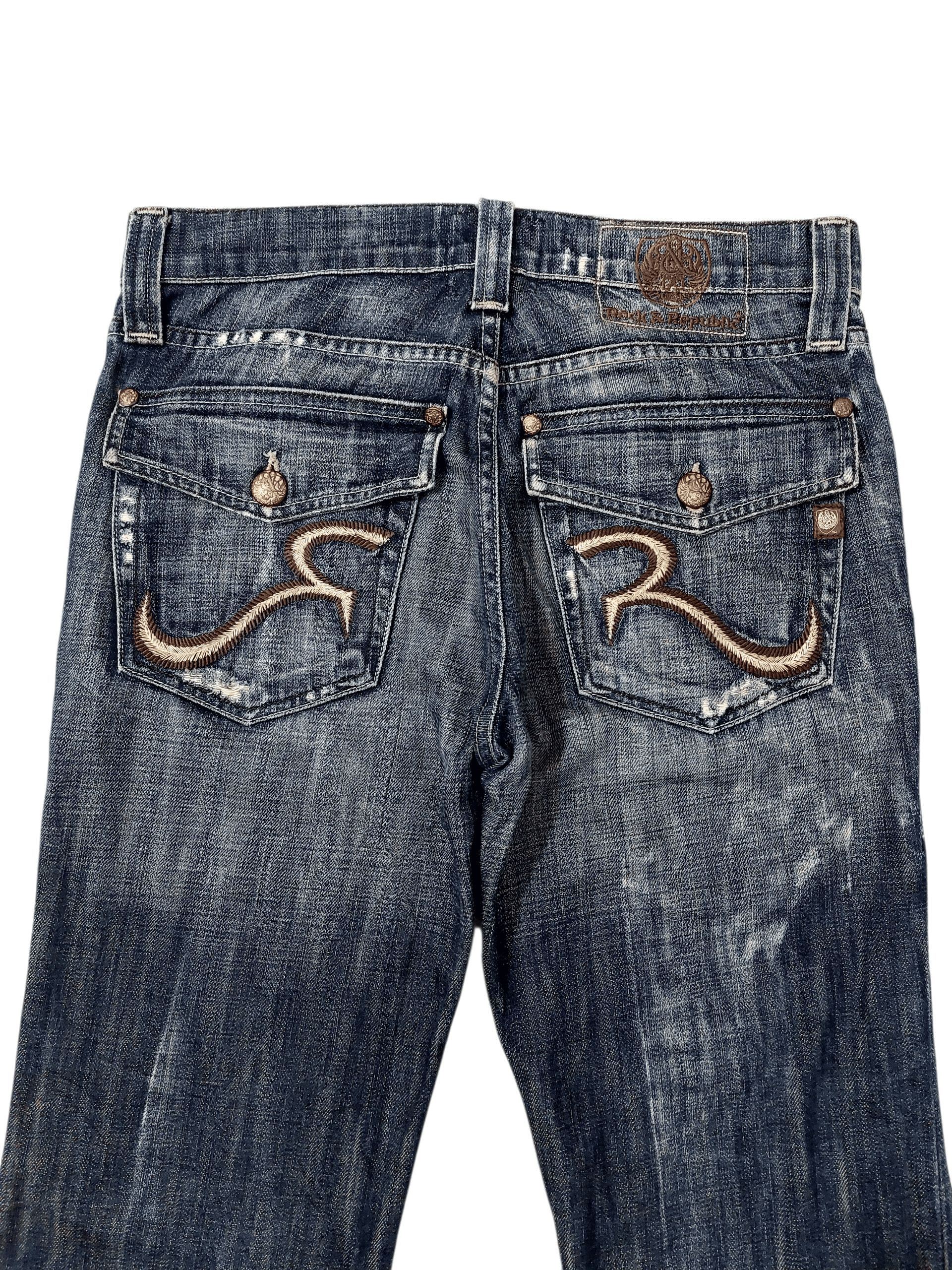 Rock & Republic Rock & Republic Flare Classic Baggy Style Denim Size US 31 - 10 Thumbnail