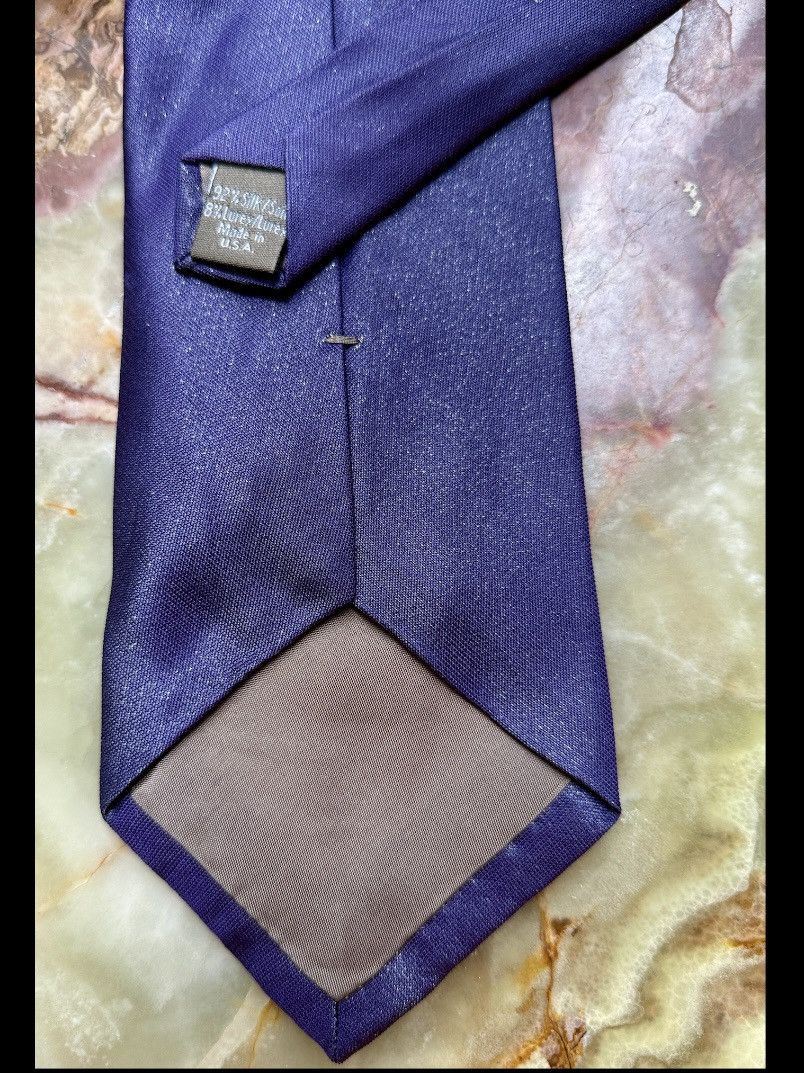 Calvin Klein VINTAGE Y2K 2000s CALVIN KLEIN MENS NECKTIE METALLIC PURPLE Size ONE SIZE - 4 Thumbnail