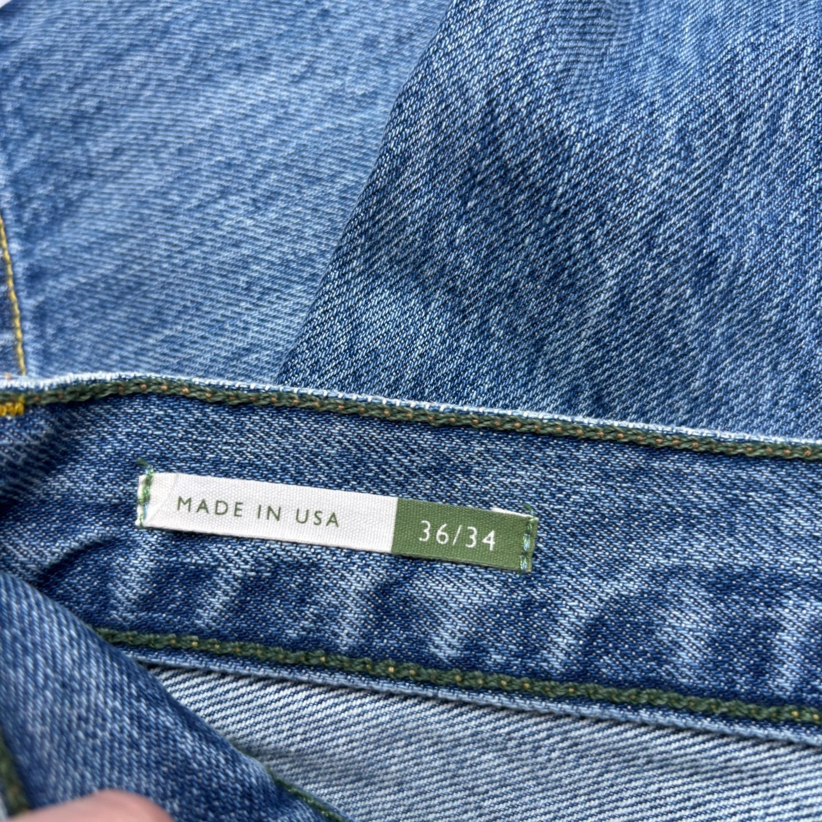 Sid Mashburn $185 Sid Mashburn Light Wash Denim 36x34 Slim Straight Jeans Size US 36 / EU 52 - 4 Thumbnail