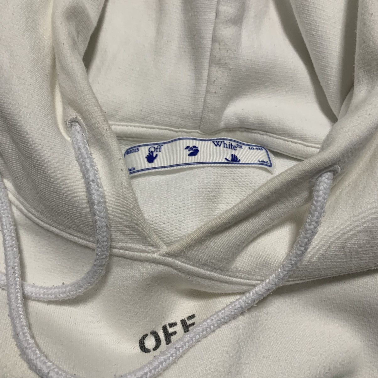Off-White Off White Medium Pascal Arrows White Hoodie Virgil Abloh Size US M / EU 48-50 / 2 - 7 Thumbnail