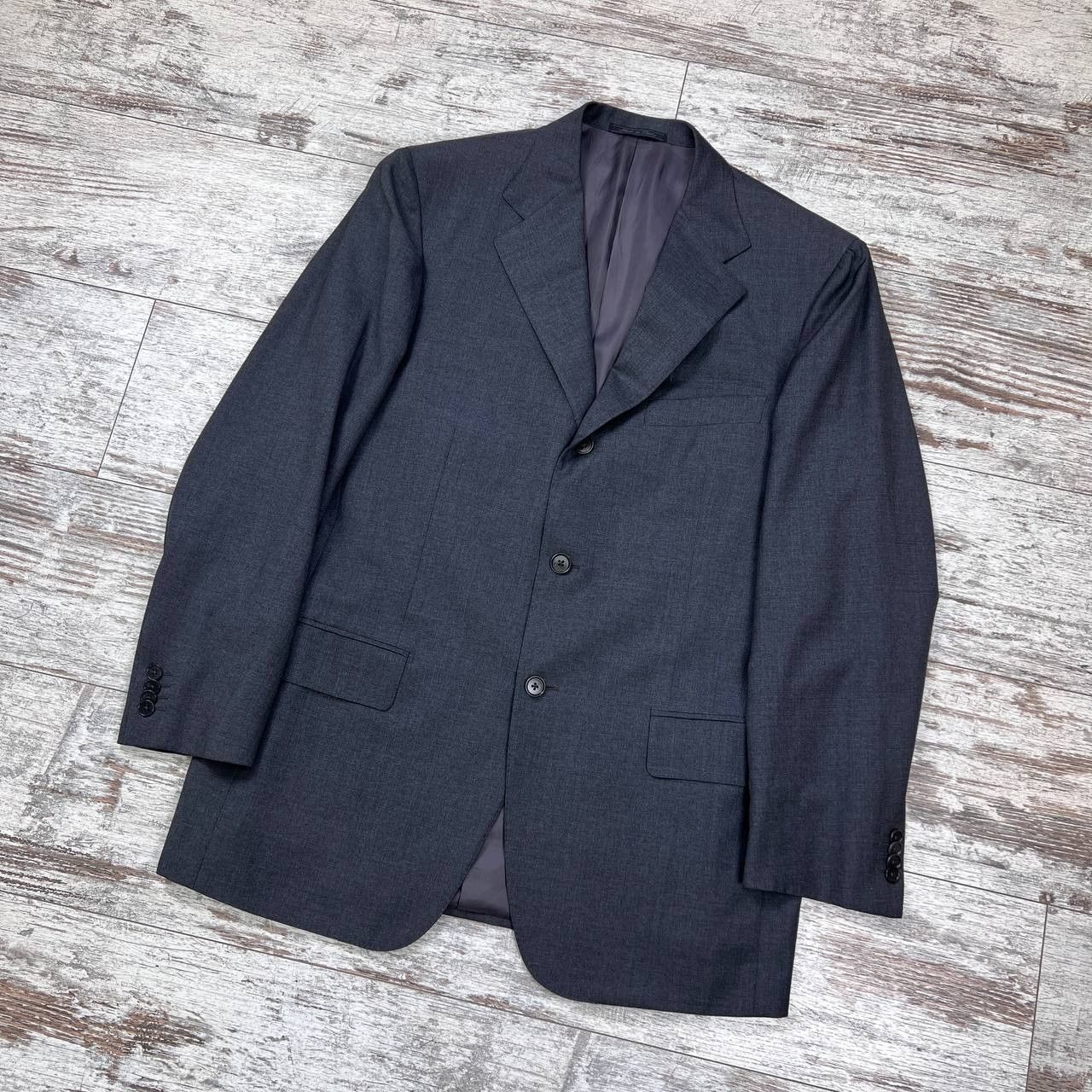 Isaia Vintage Blazer Isaia Napoli Wool Jacket Size 52 Super 120's Size 52R - 4 Thumbnail