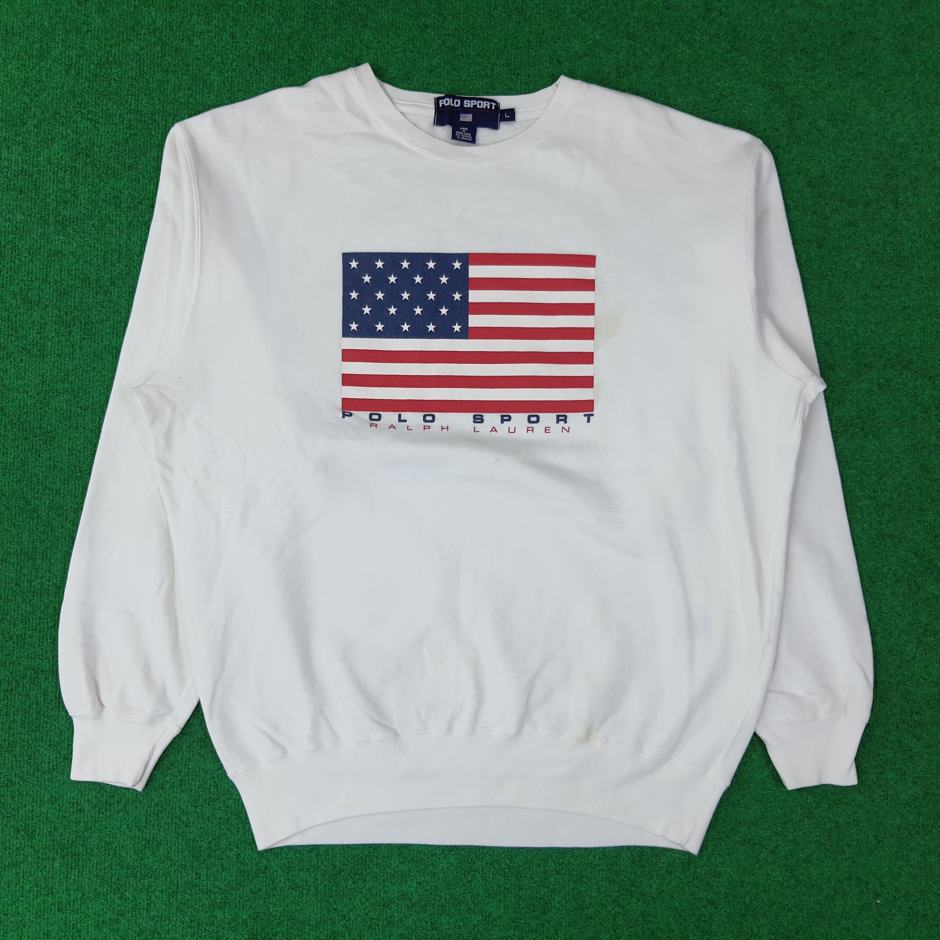 Polo Ralph Lauren Vintage Polo Sports Ralph Lauren USA Sweatshirt C227N16 Size US XL / EU 56 / 4 - 1 Thumbnail