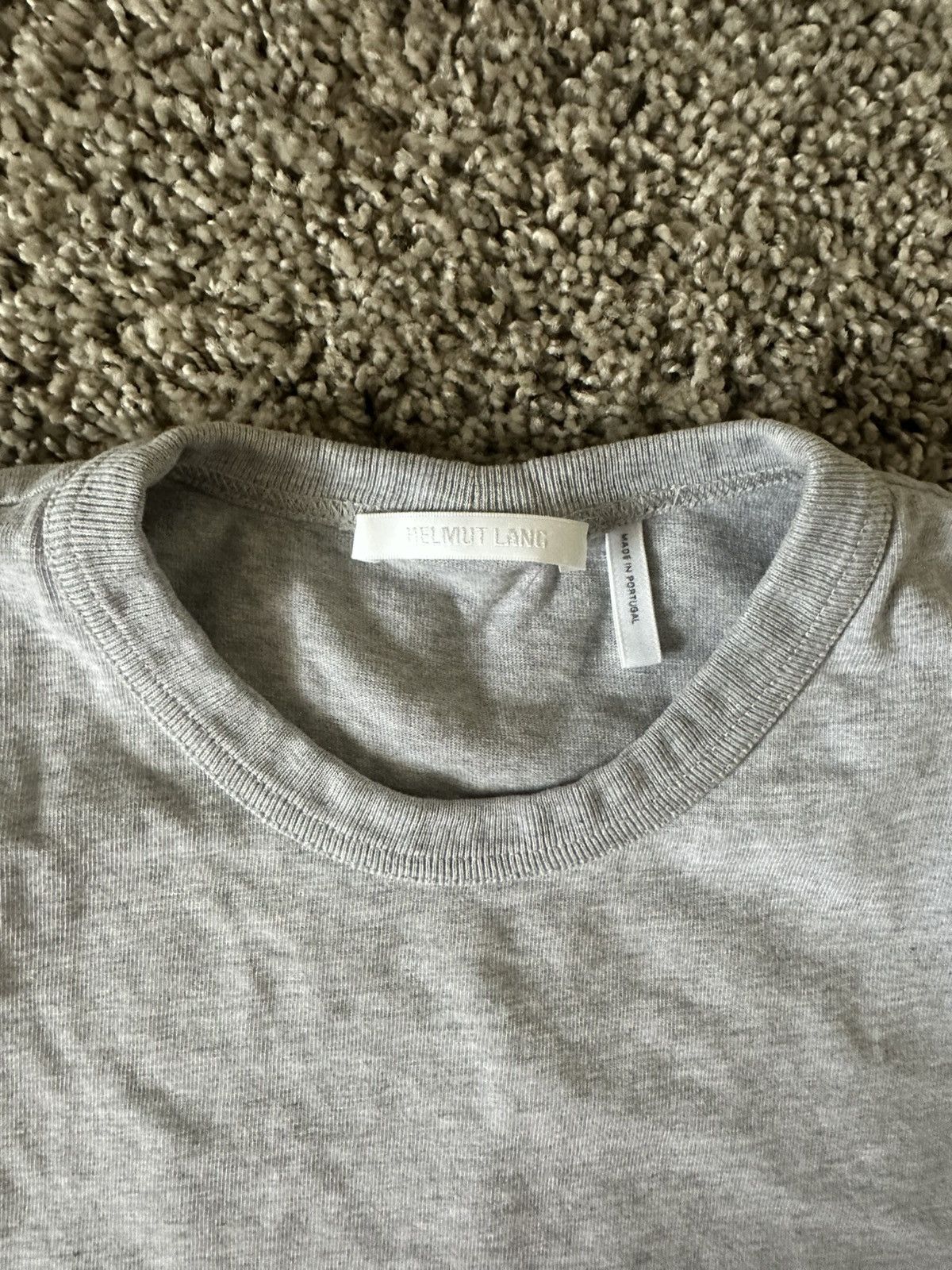 Helmut Lang Gray Core T-Shirt Size US S / EU 44-46 / 1 - 3 Thumbnail
