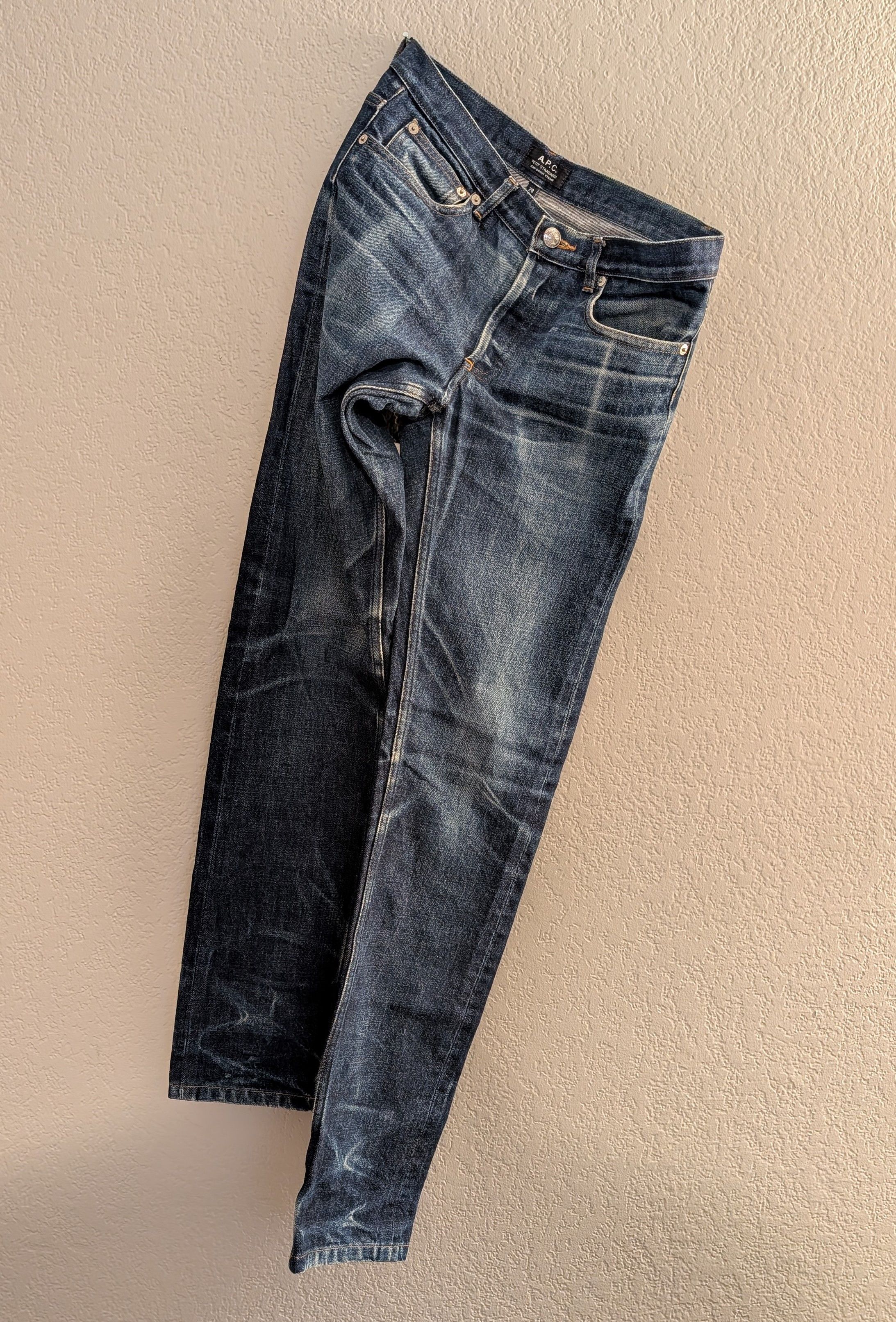 A.P.C. APC Petite New Standard Raw Denim Butler Jeans Size 28 Size US 28 / EU 44 - 1 Thumbnail