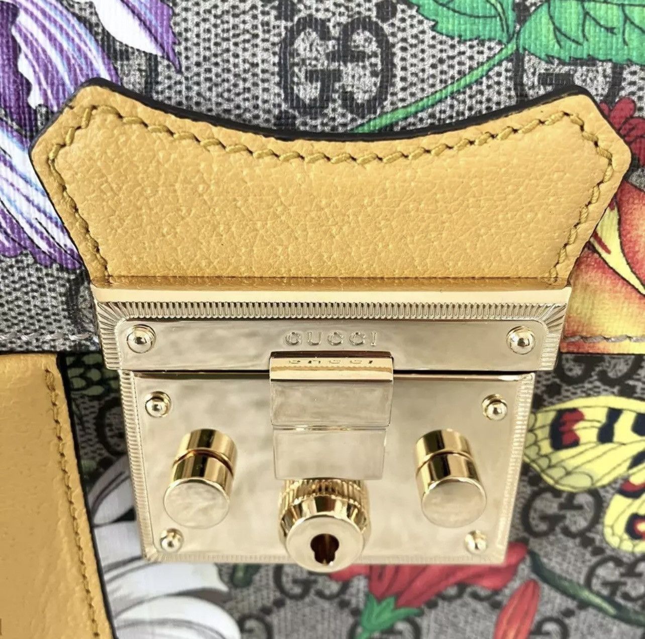 Gucci GUCCI GG Flora Padlock Bamboo Multicolor Limited Edition Size ONE SIZE - 11 Thumbnail