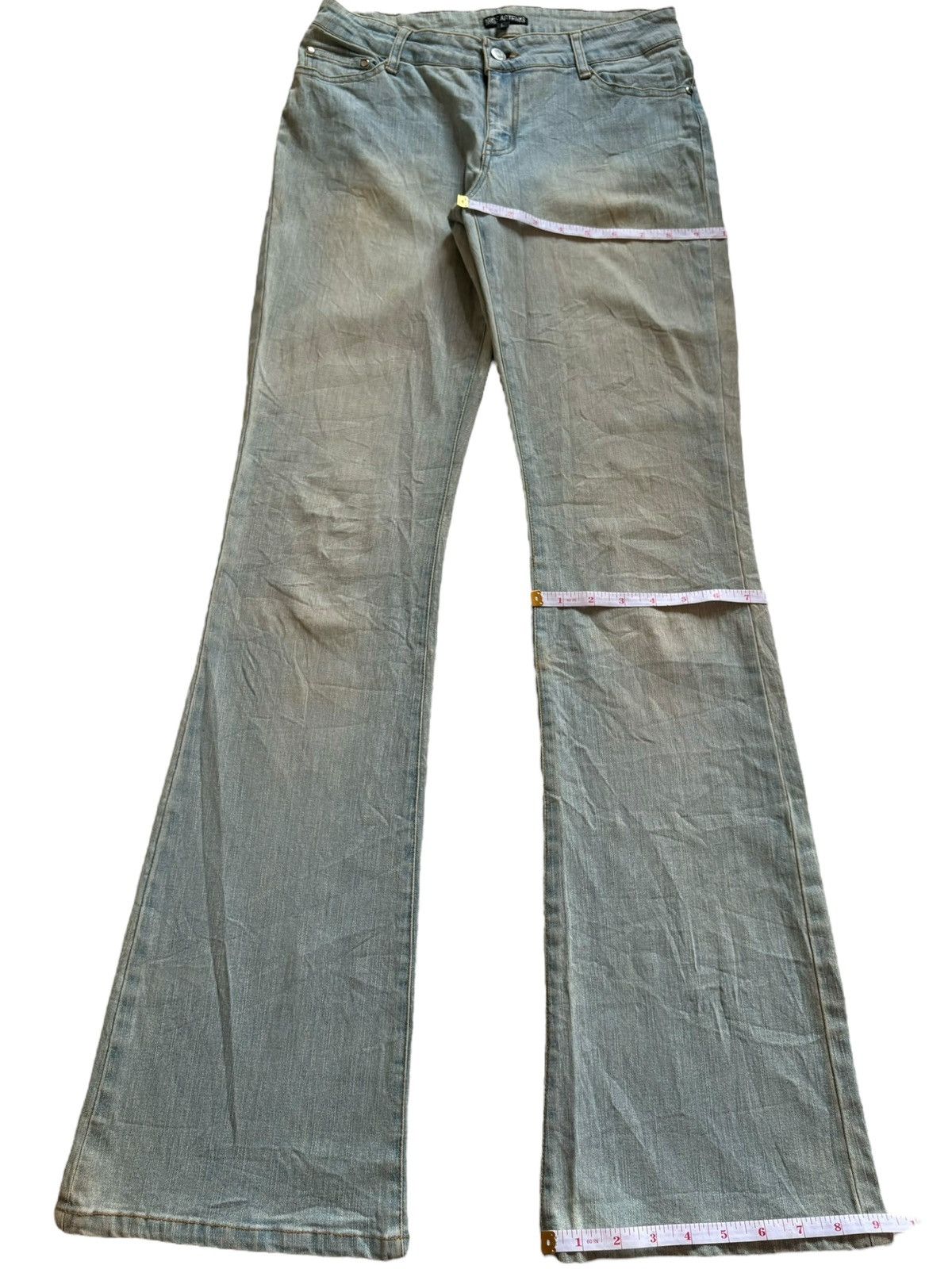 Japanese Brand SALES🔥Vintage Japanese Brand Mud Wash Flare Jeans Size 28" / US 6 / IT 42 - 14 Thumbnail